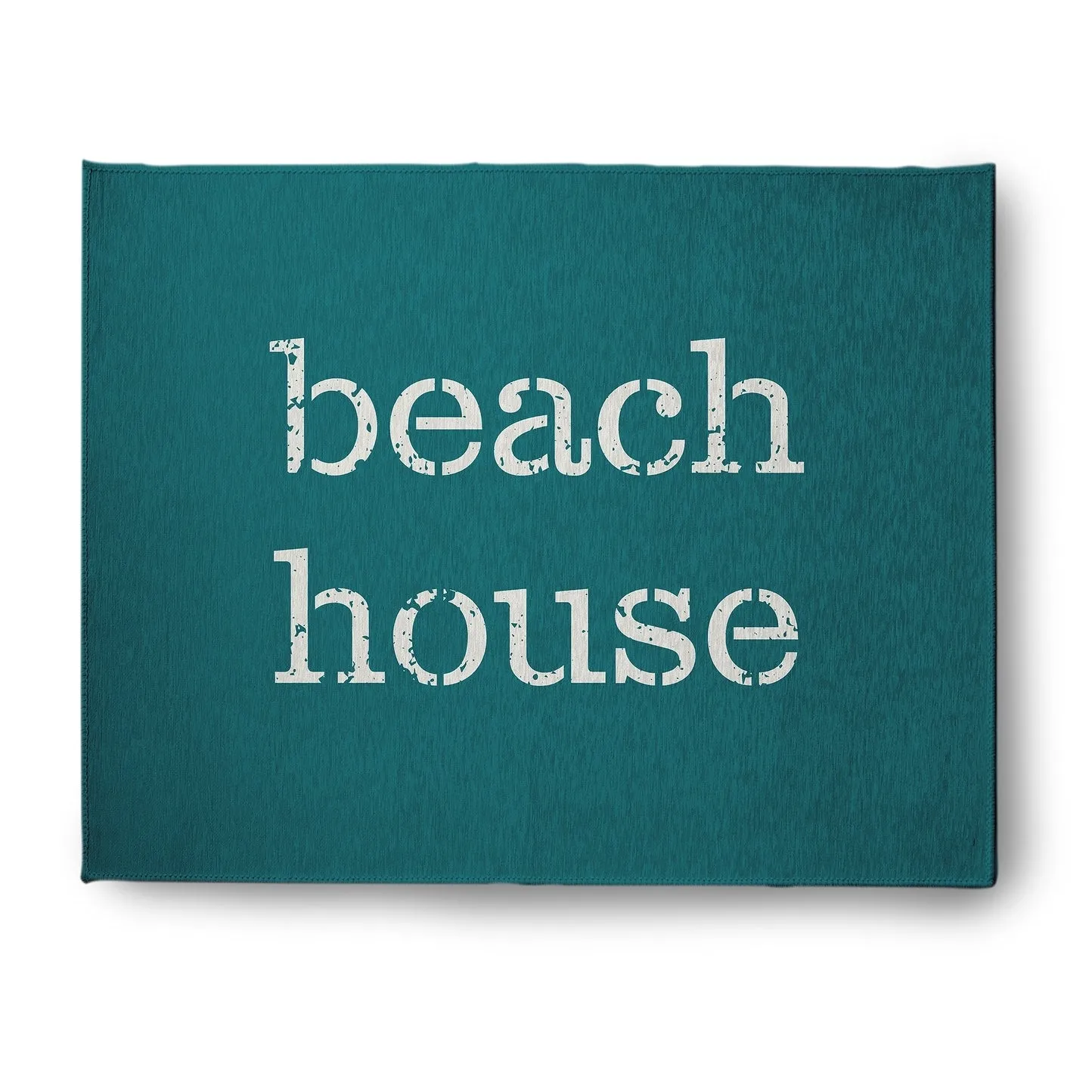 Beach House Nautical Chenille Rug