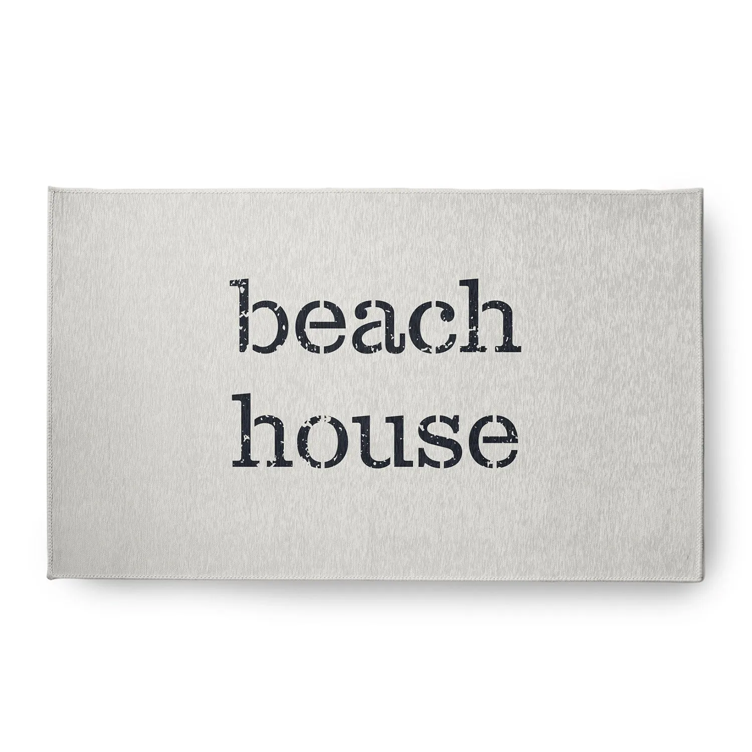 Beach House Nautical Chenille Rug