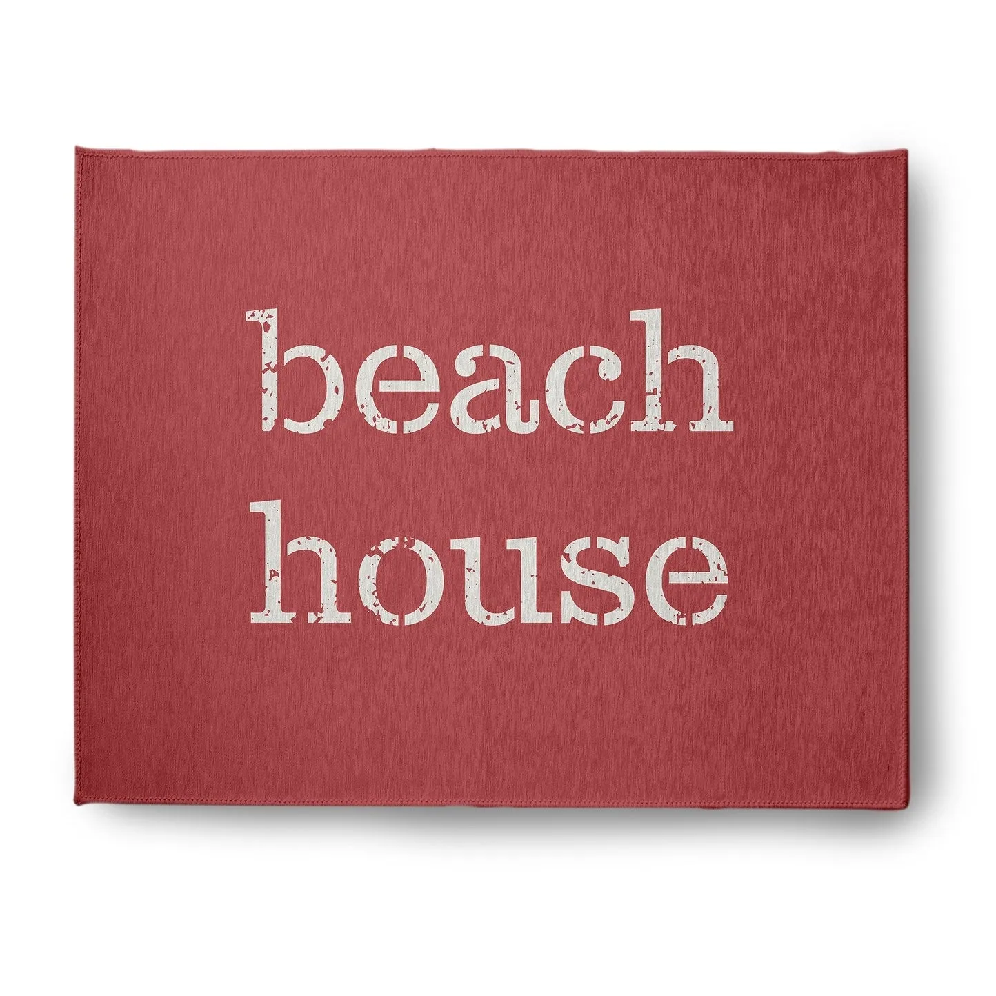 Beach House Nautical Chenille Rug