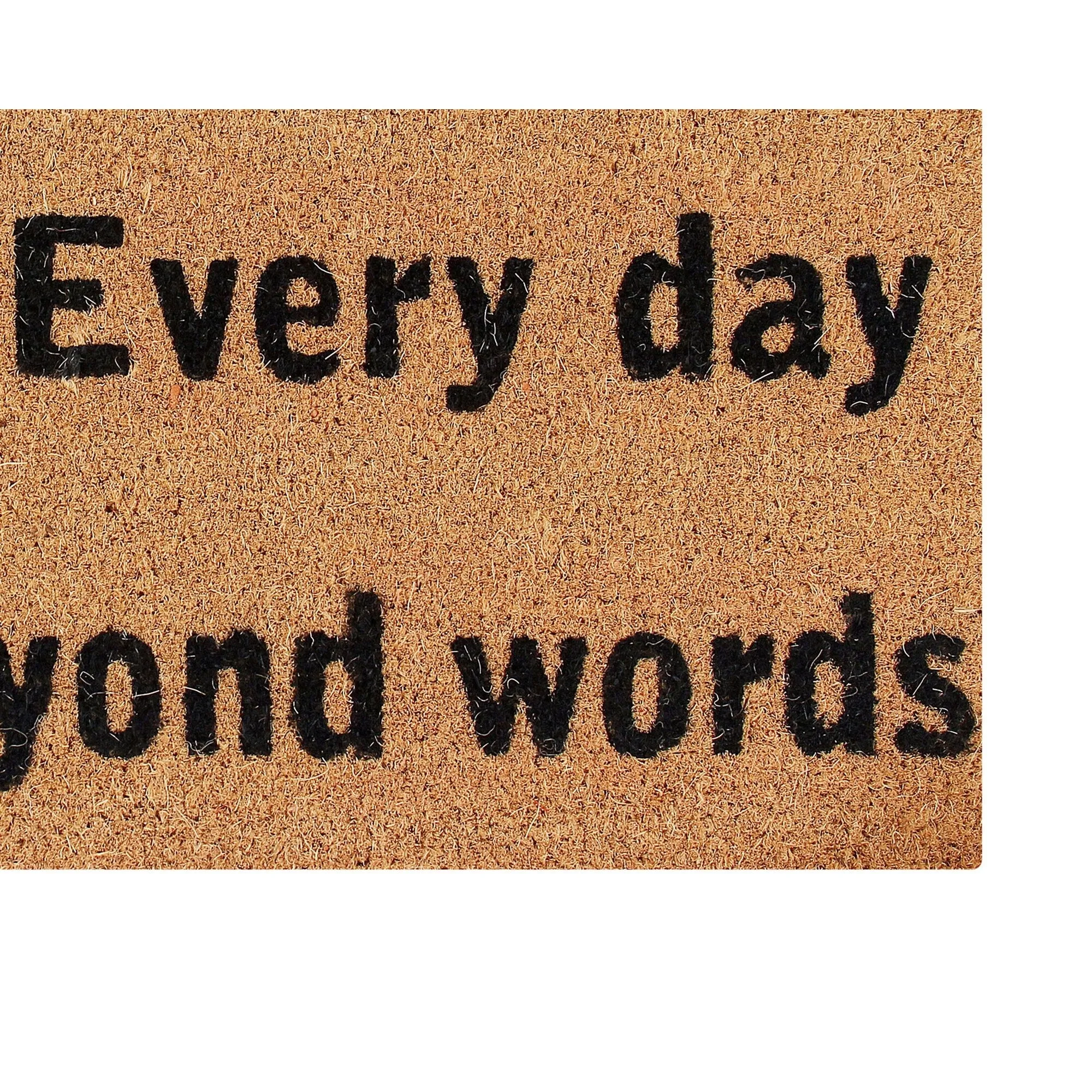 Better Trends Coir Door Mat 100% Natural Jute