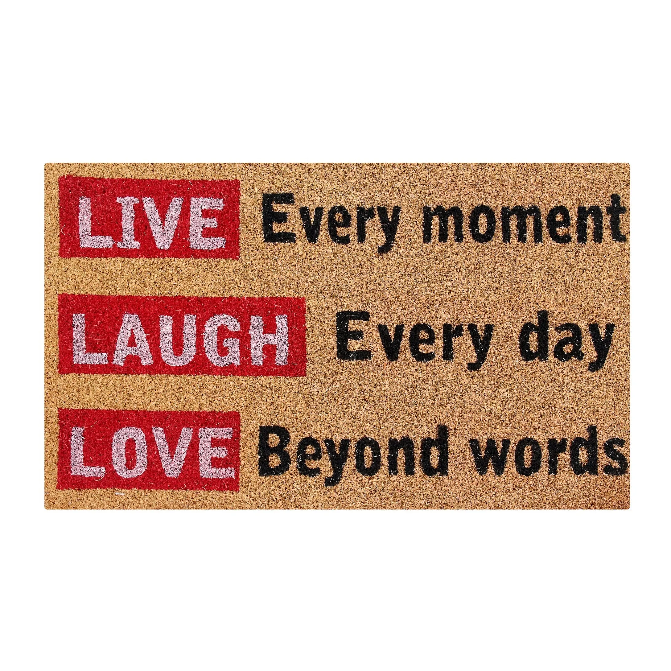 Better Trends Coir Door Mat 100% Natural Jute