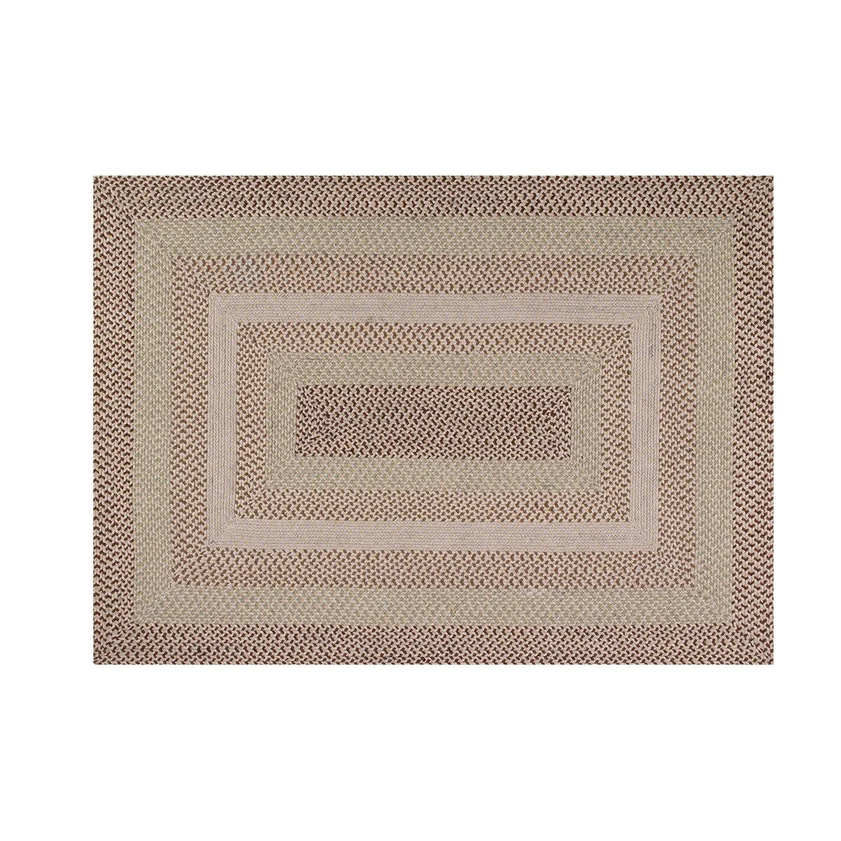 Better Trends Woodbridge Braid 100% Wool Stain Resistant. Double-Sided Reversible Rectangle Indoor Area Utility Rug