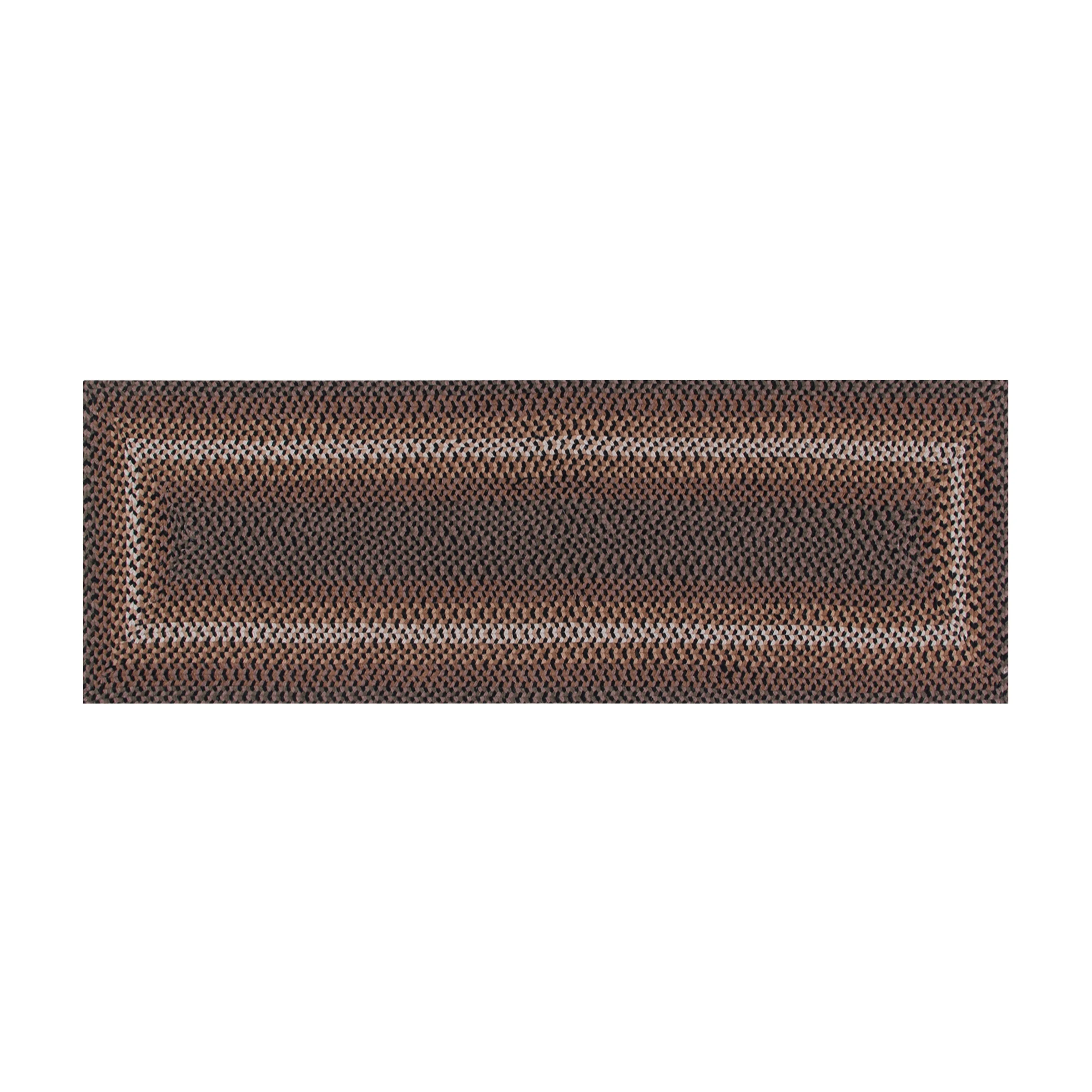 Better Trends Woodbridge Braid 100% Wool Stain Resistant. Double-Sided Reversible Rectangle Indoor Area Utility Rug
