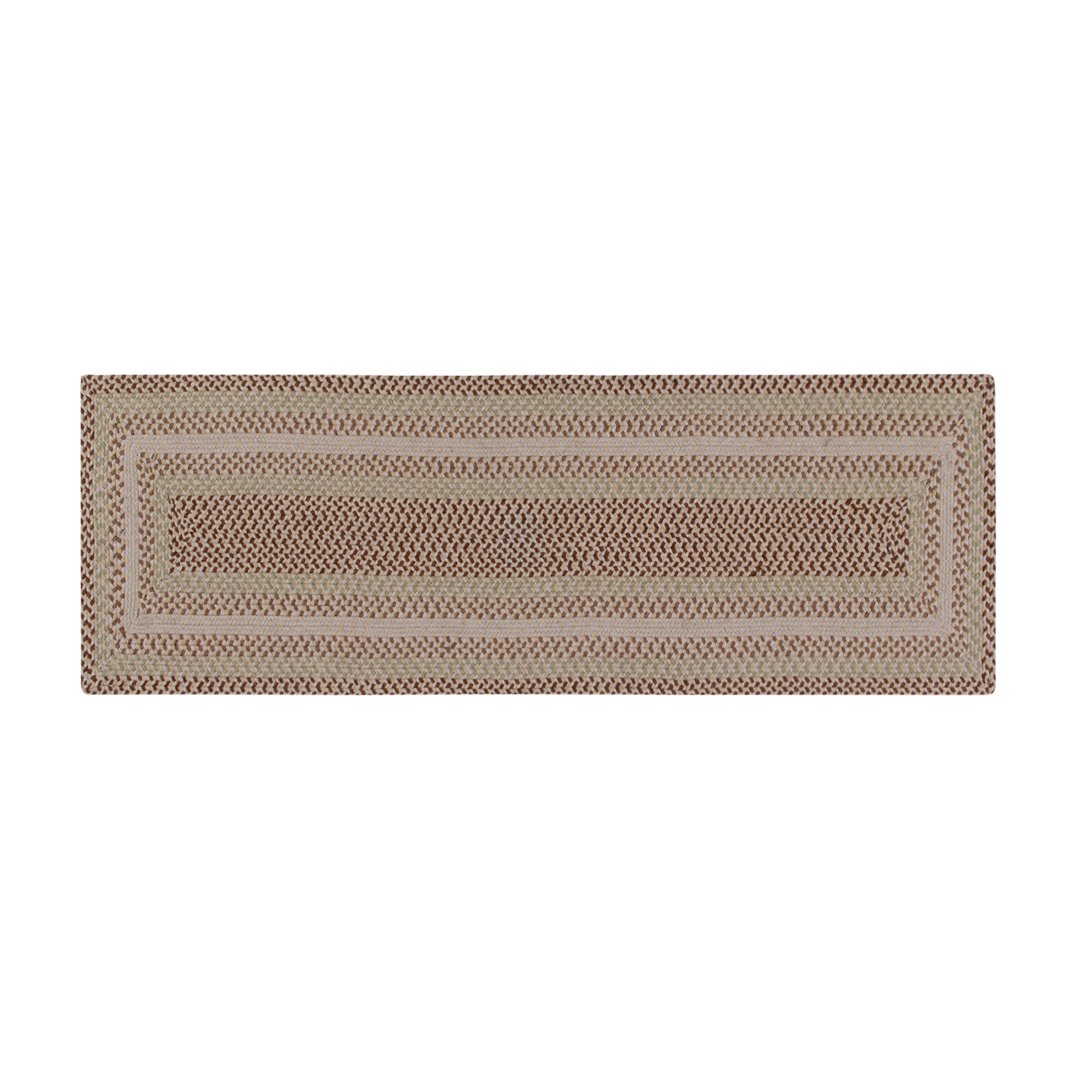 Better Trends Woodbridge Braid 100% Wool Stain Resistant. Double-Sided Reversible Rectangle Indoor Area Utility Rug