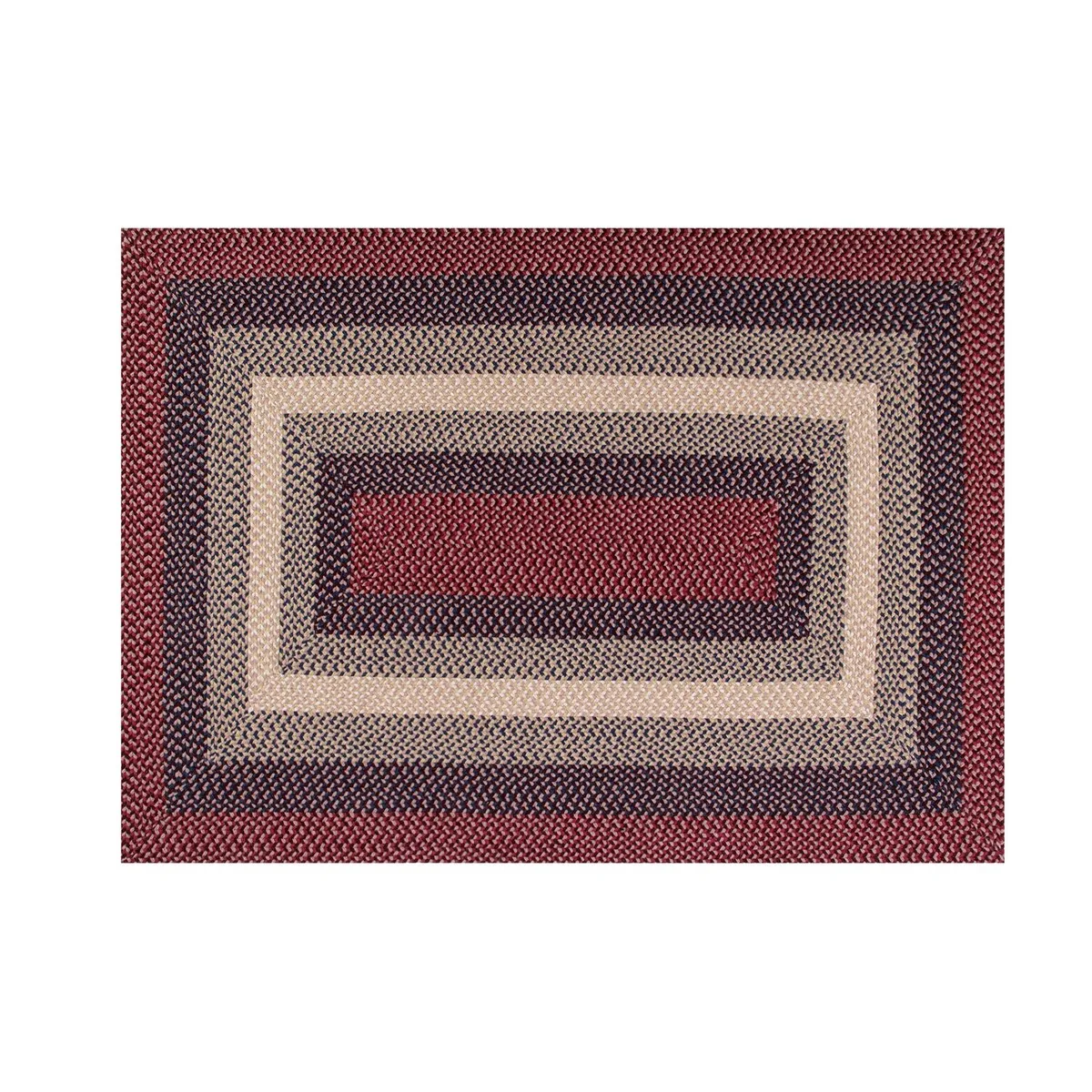 Better Trends Woodbridge Braid 100% Wool Stain Resistant. Double-Sided Reversible Rectangle Indoor Area Utility Rug