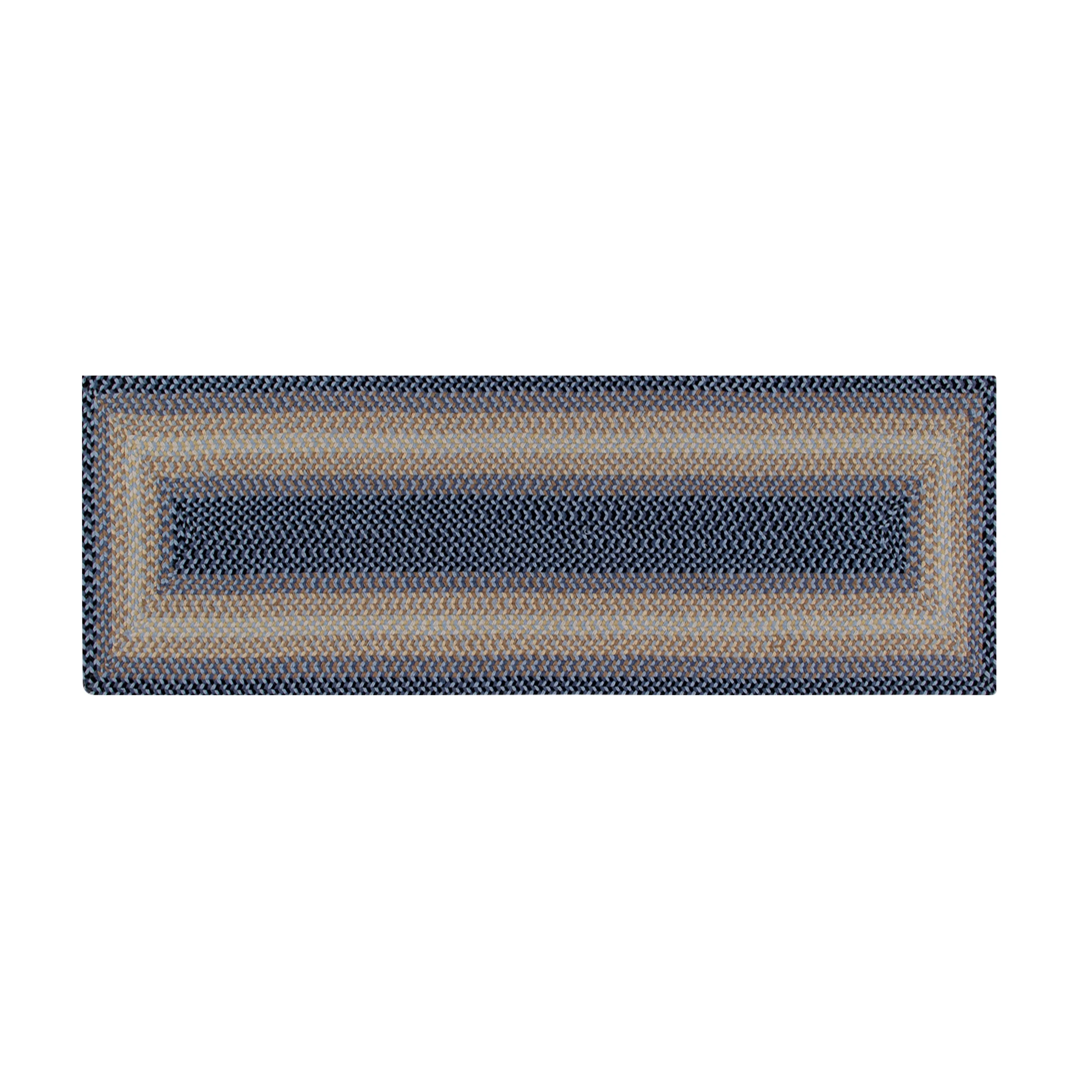 Better Trends Woodbridge Braid 100% Wool Stain Resistant. Double-Sided Reversible Rectangle Indoor Area Utility Rug