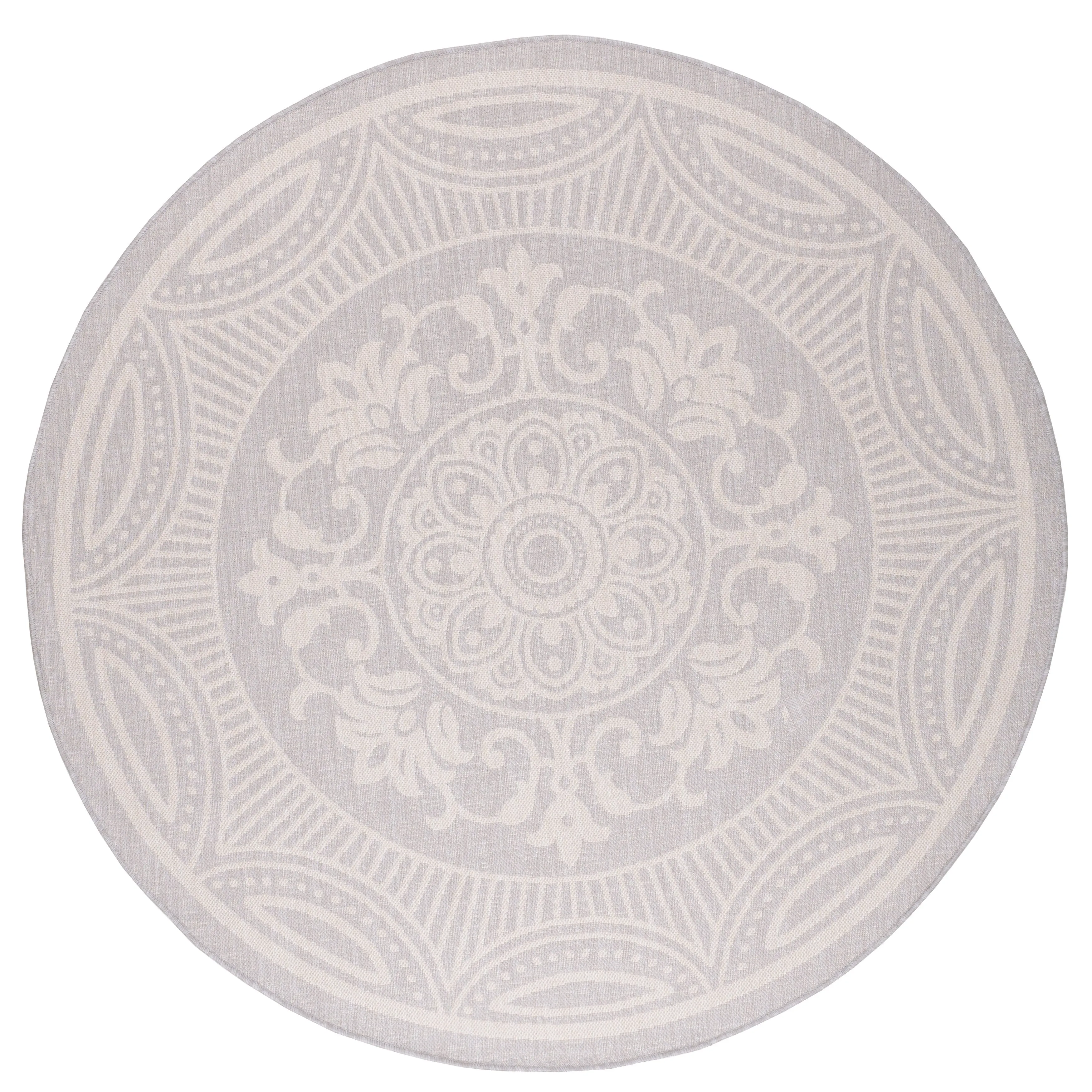 Beverly Rug Medallion Modern Indoor Outdoor Washable Area Rug
