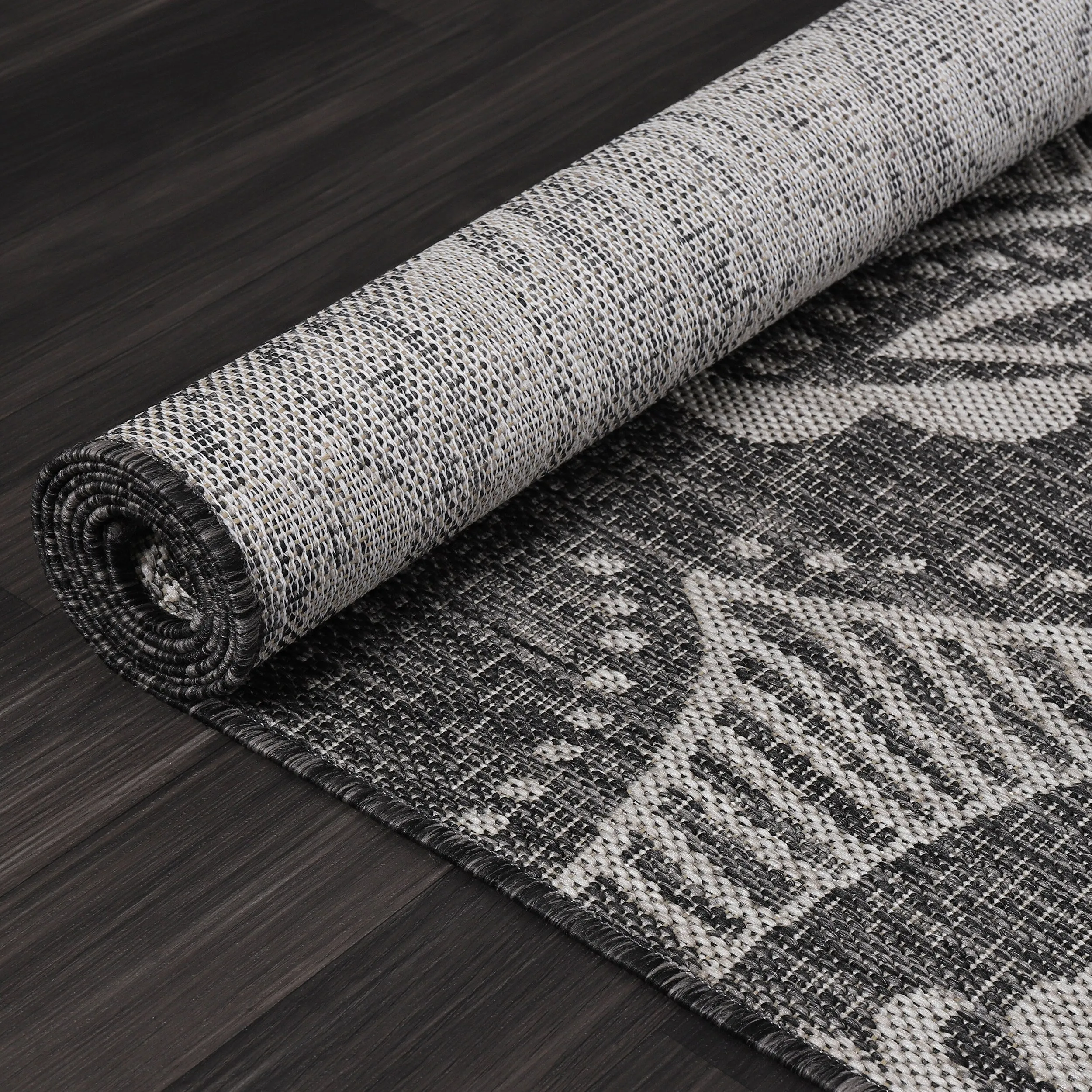 Beverly Rug Medallion Modern Indoor Outdoor Washable Area Rug