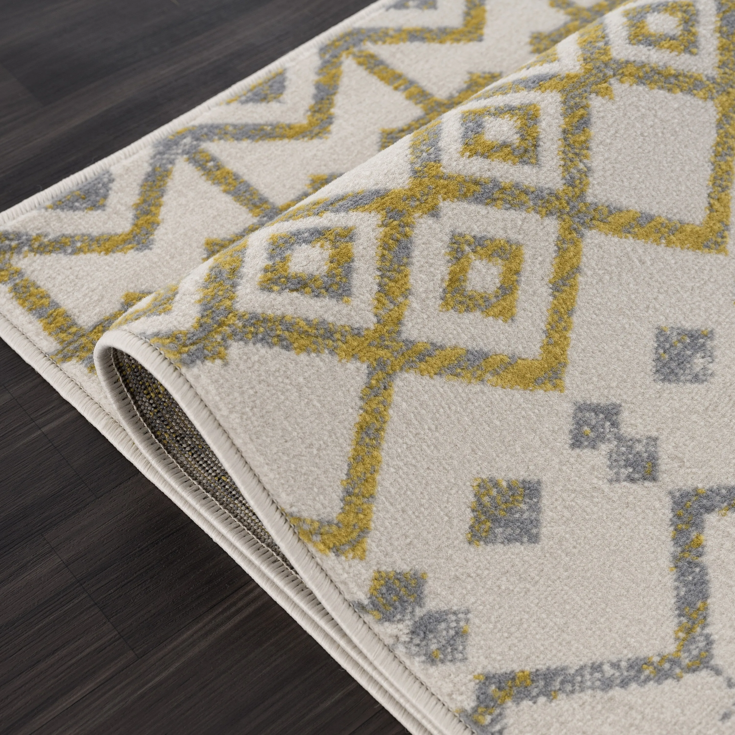 Beverly Rug Modern Bohemian Trellis Indoor Area Rug with Jute Backing for Living Room. Kitchen. Bedroom