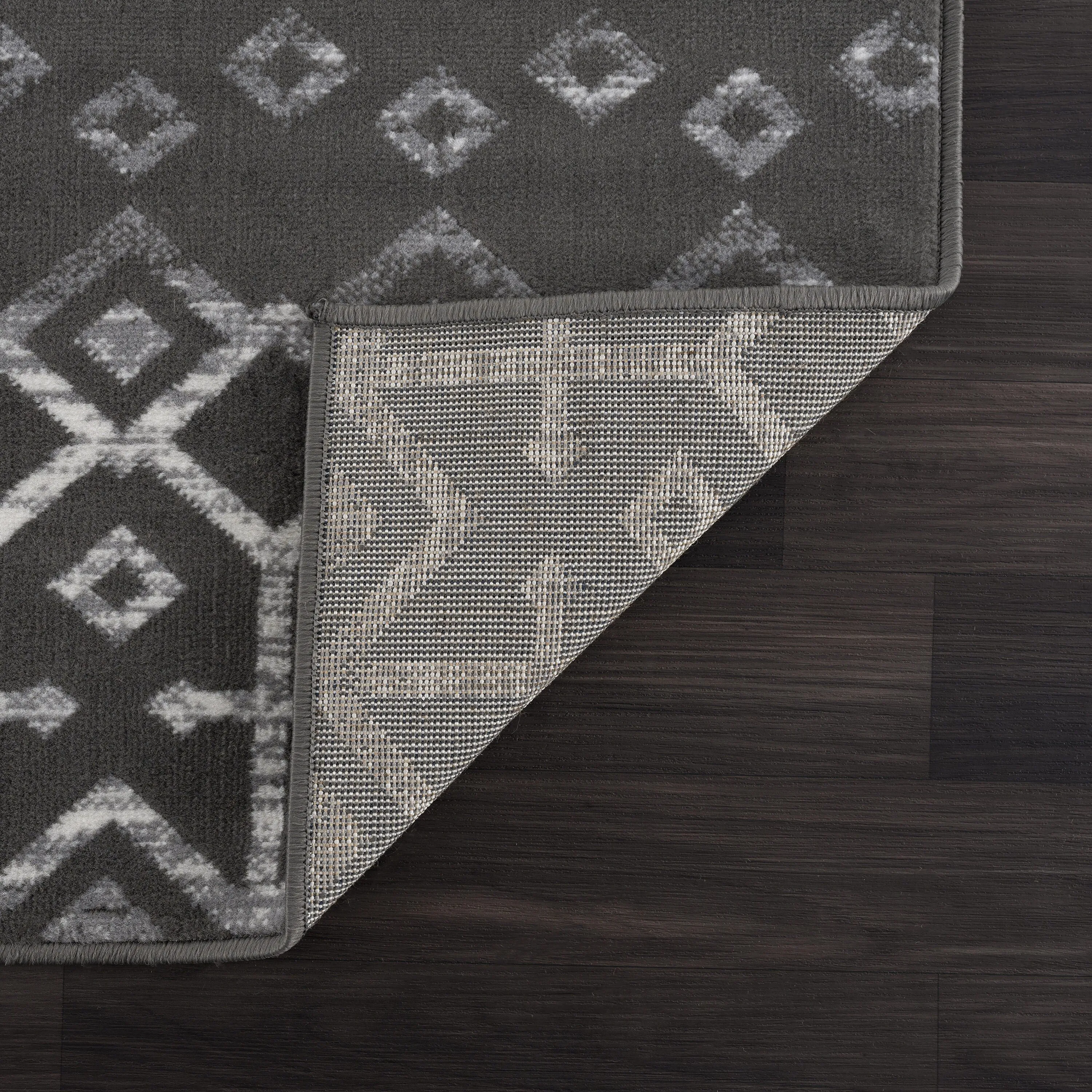 Beverly Rug Modern Bohemian Trellis Indoor Area Rug with Jute Backing for Living Room. Kitchen. Bedroom