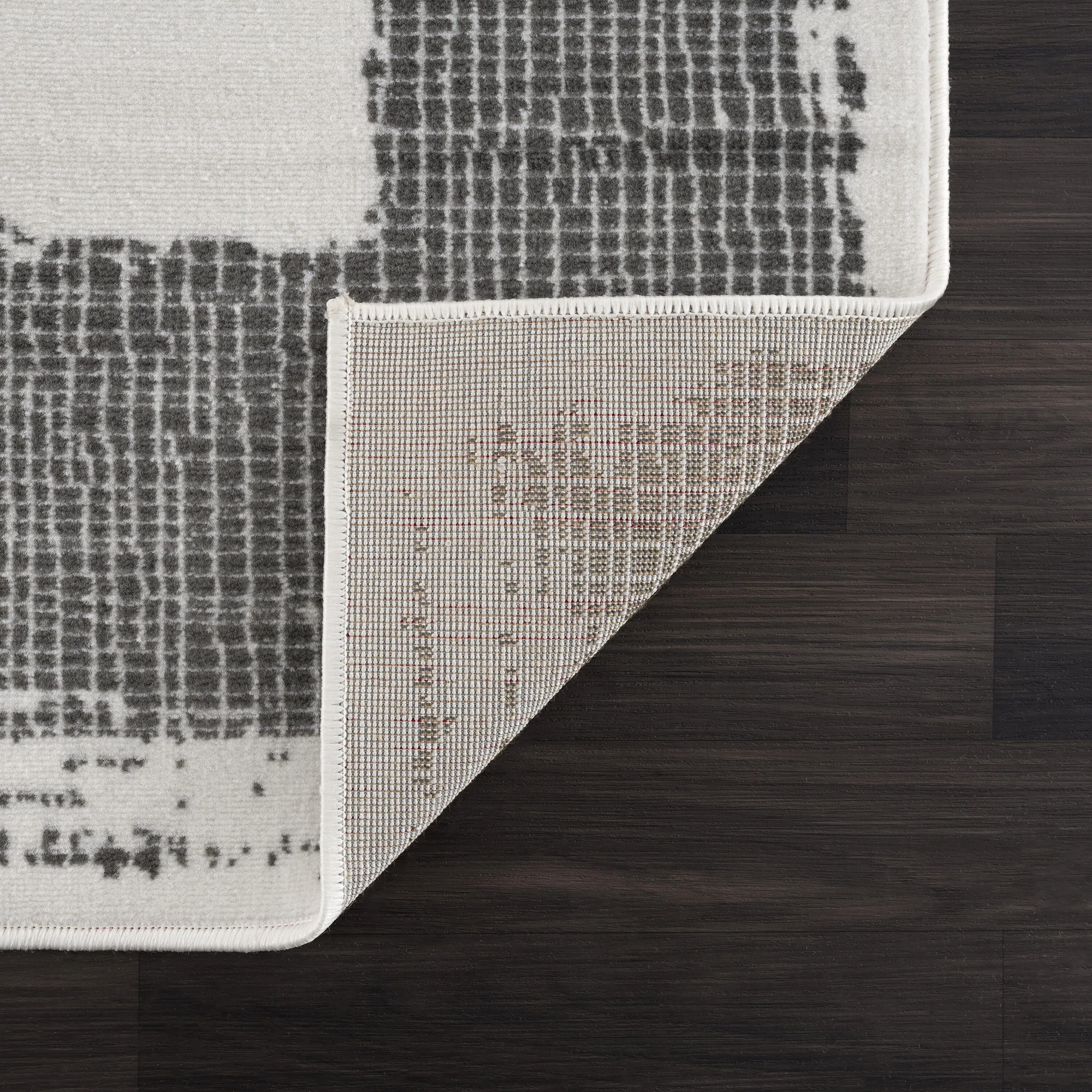 Beverly Rug Modern Border Indoor Area Rug with Jute Backing for Living Room. Kitchen. Bedroom