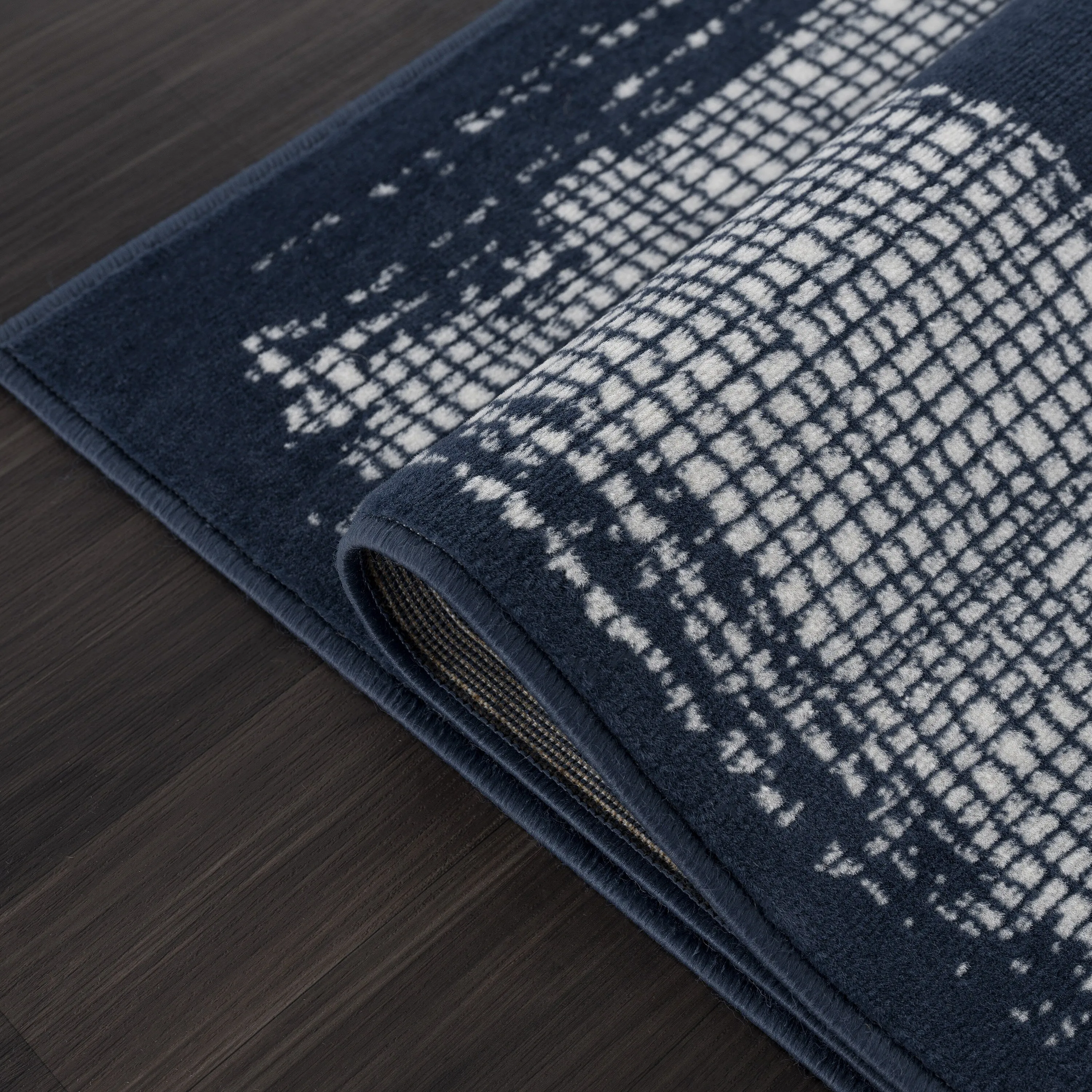 Beverly Rug Modern Border Indoor Area Rug with Jute Backing for Living Room. Kitchen. Bedroom