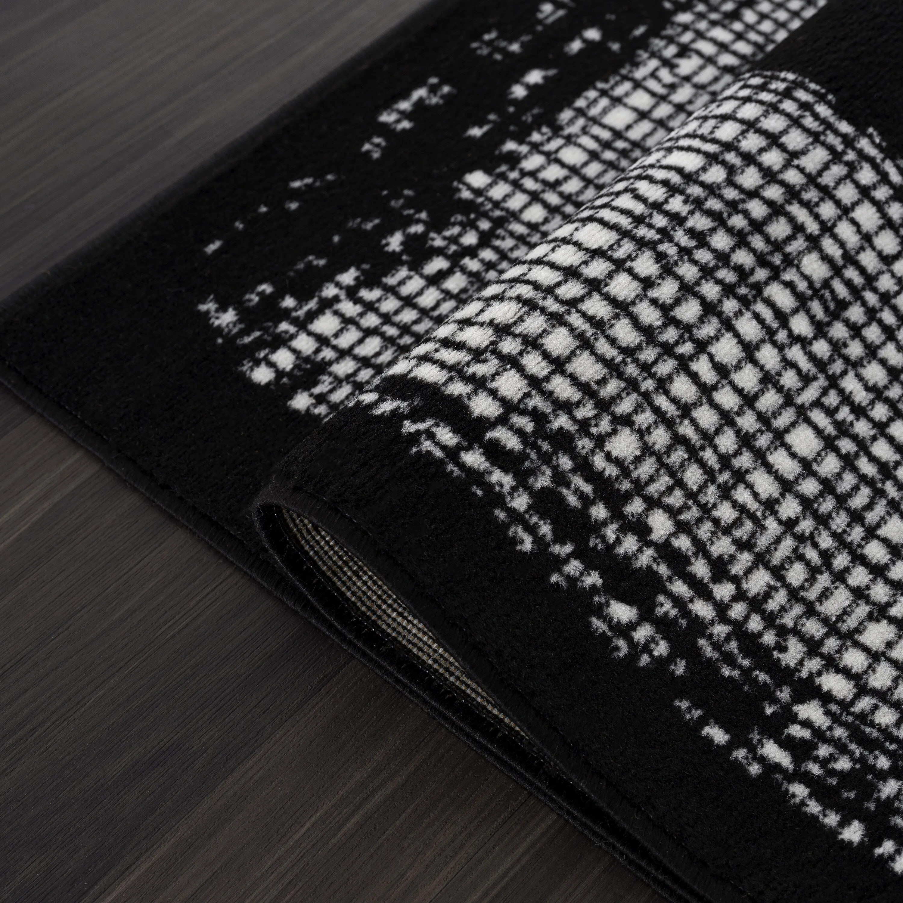 Beverly Rug Modern Border Indoor Area Rug with Jute Backing for Living Room. Kitchen. Bedroom