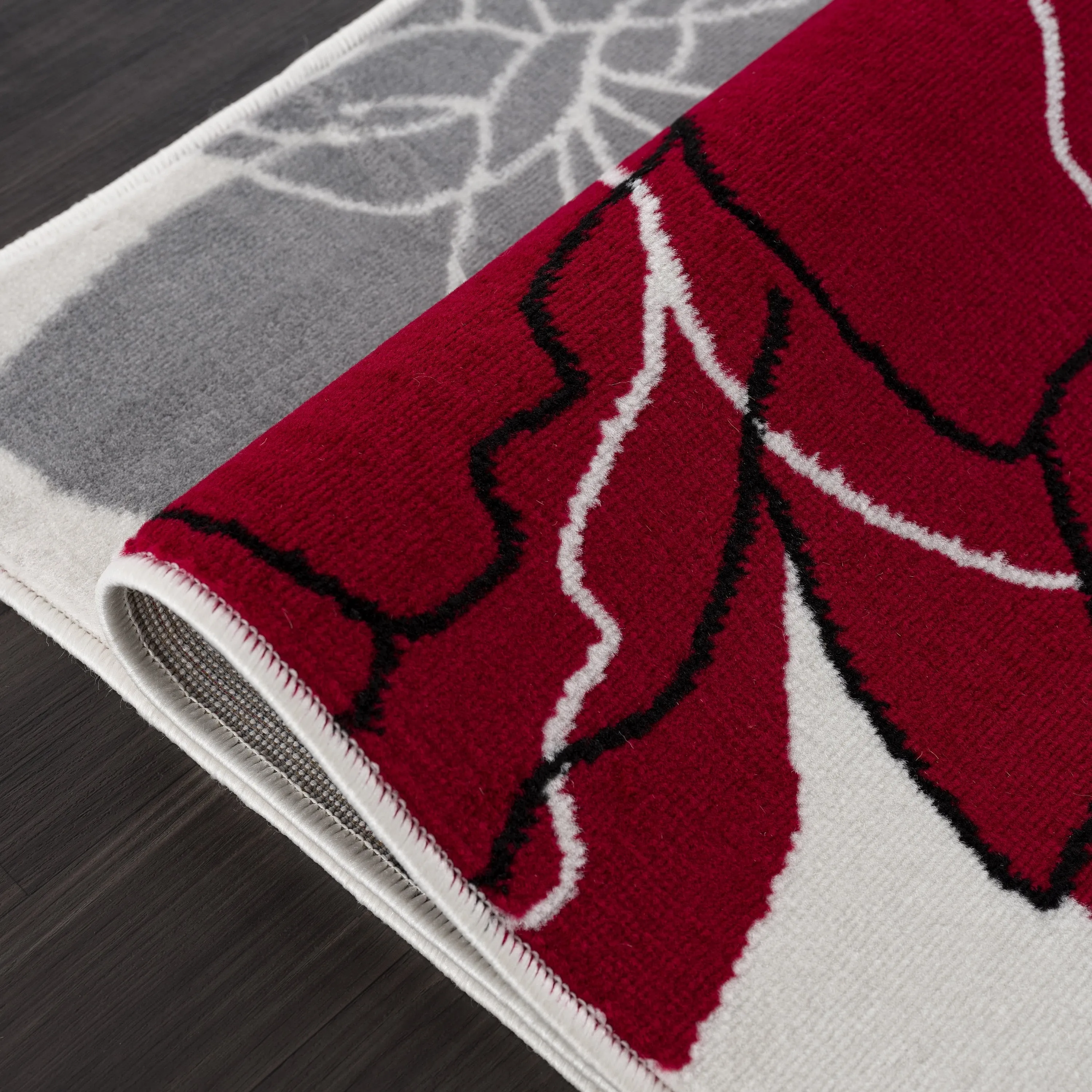 Beverly Rug Modern Multicolor Floral Indoor Area Rug with Jute Backing
