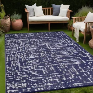 Beverly Rug Reversible Mats Plastic Outdoor Rug for Camping. Patio. Backyard. RV. Picnic. Deck