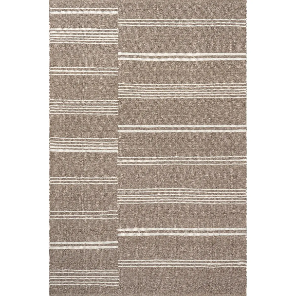 Birchwood Reversible Striped Wool Area Rug