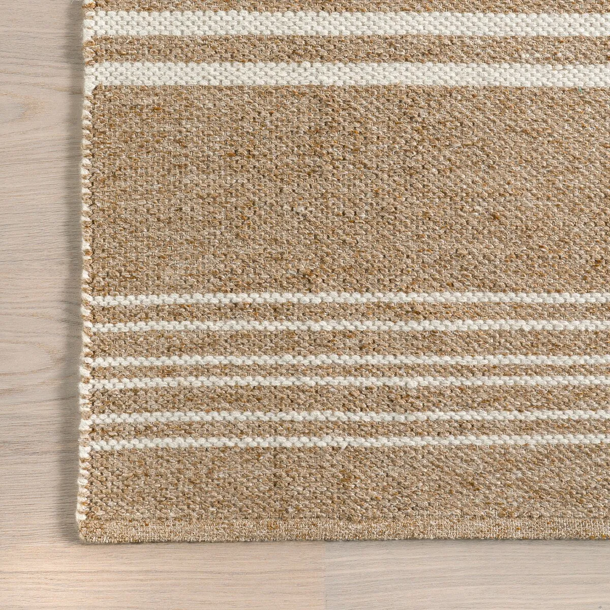 Birchwood Reversible Striped Wool Area Rug