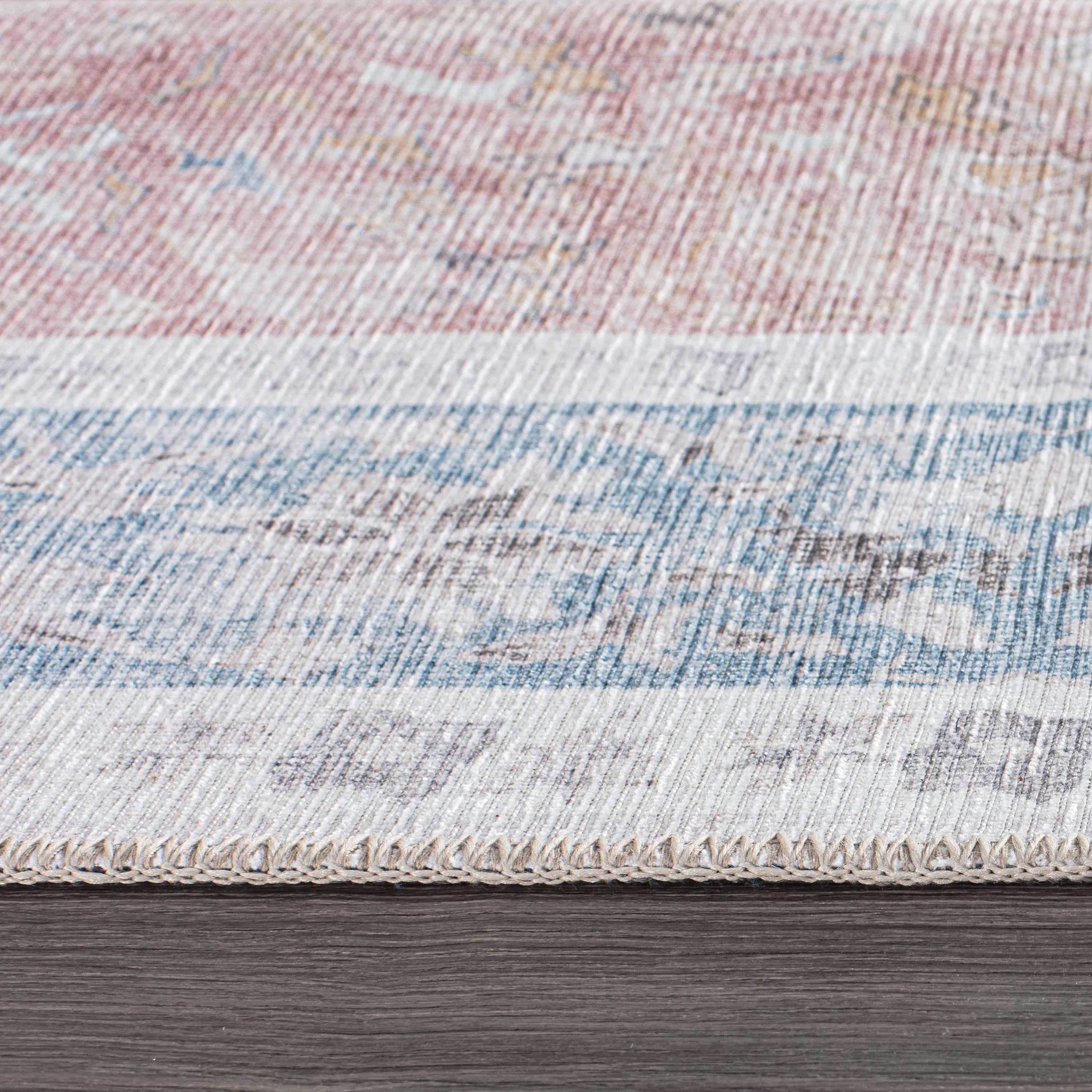 Bohemian Distressed Machine Washable Area Rug