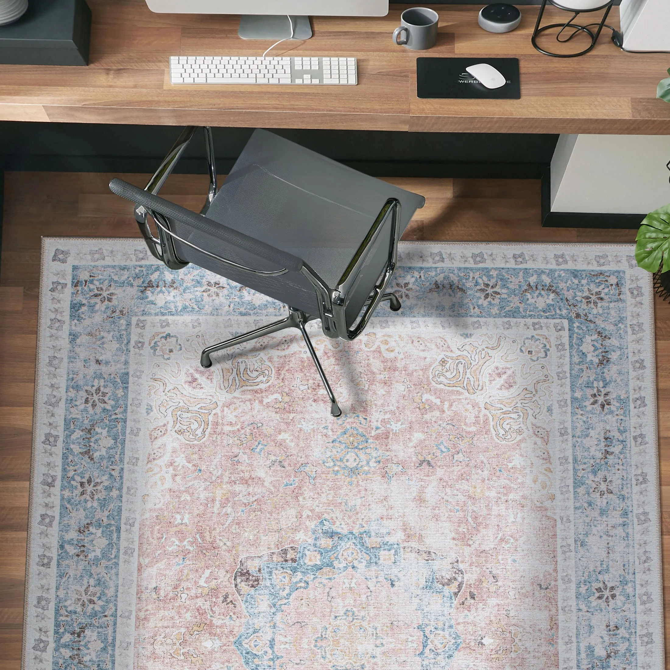 Bohemian Distressed Machine Washable Area Rug