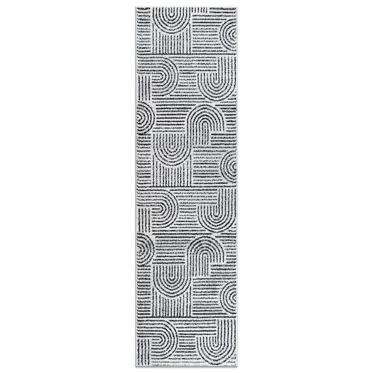 Bohemian Stripe Arch Design Area Rug
