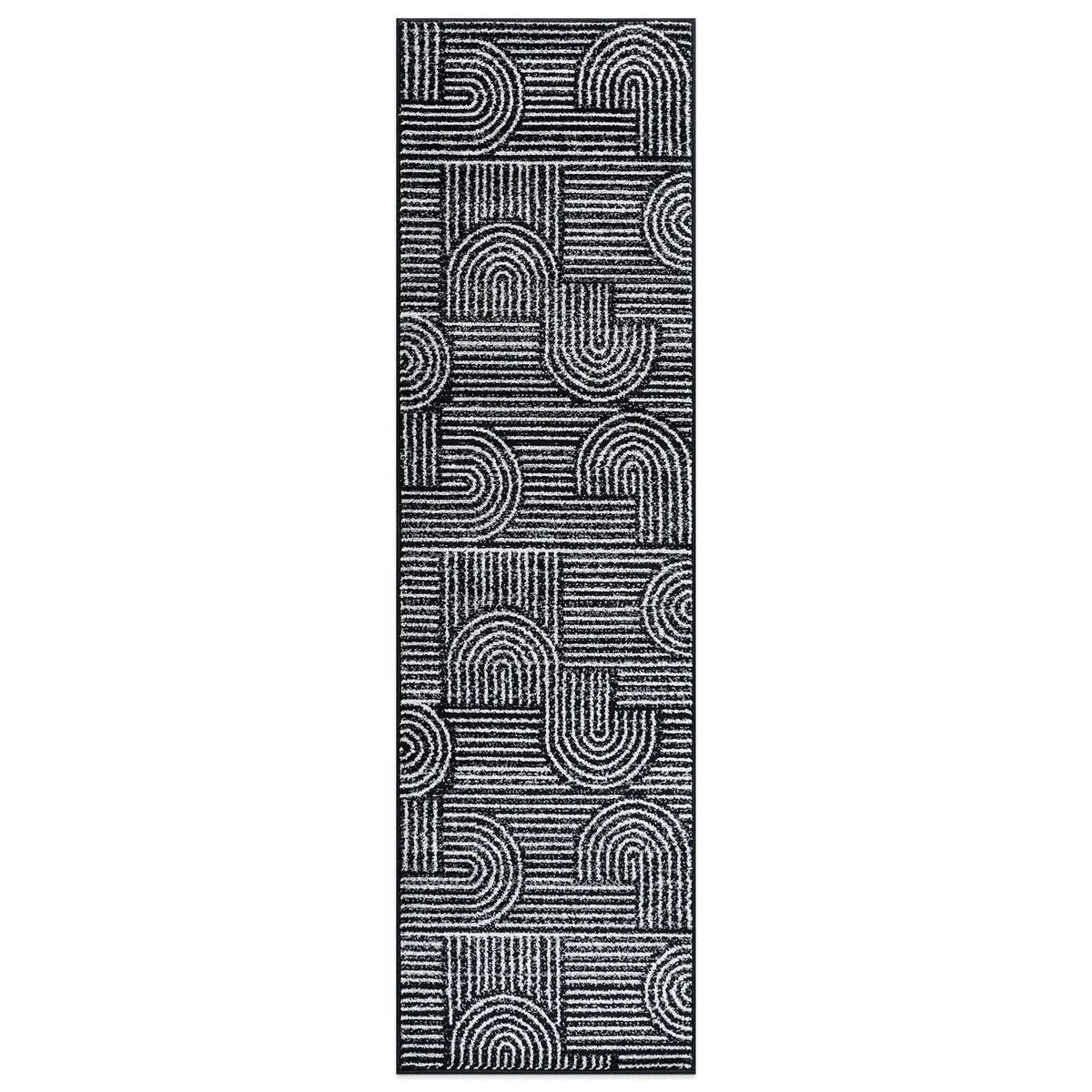 Bohemian Stripe Arch Design Area Rug