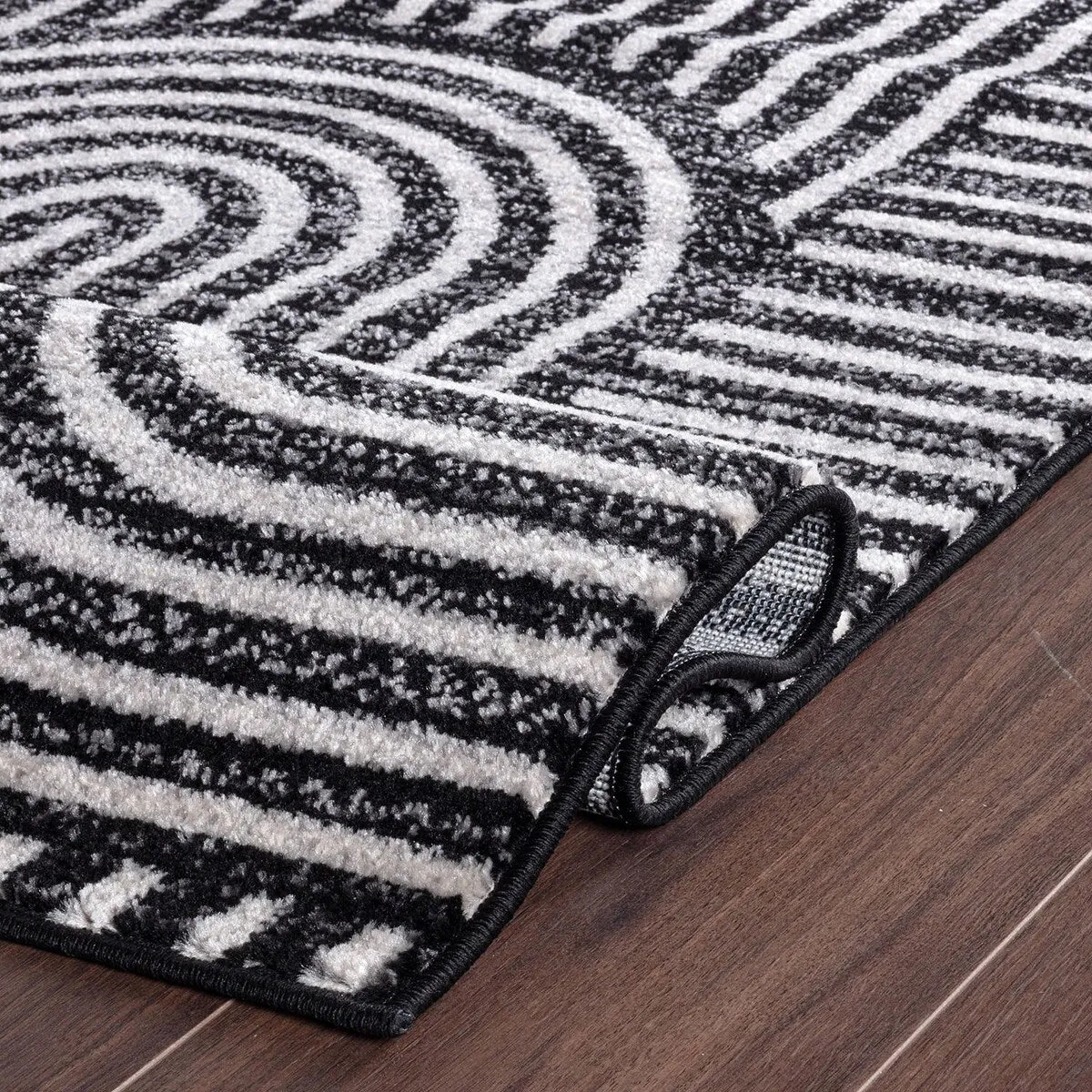 Bohemian Stripe Arch Design Area Rug
