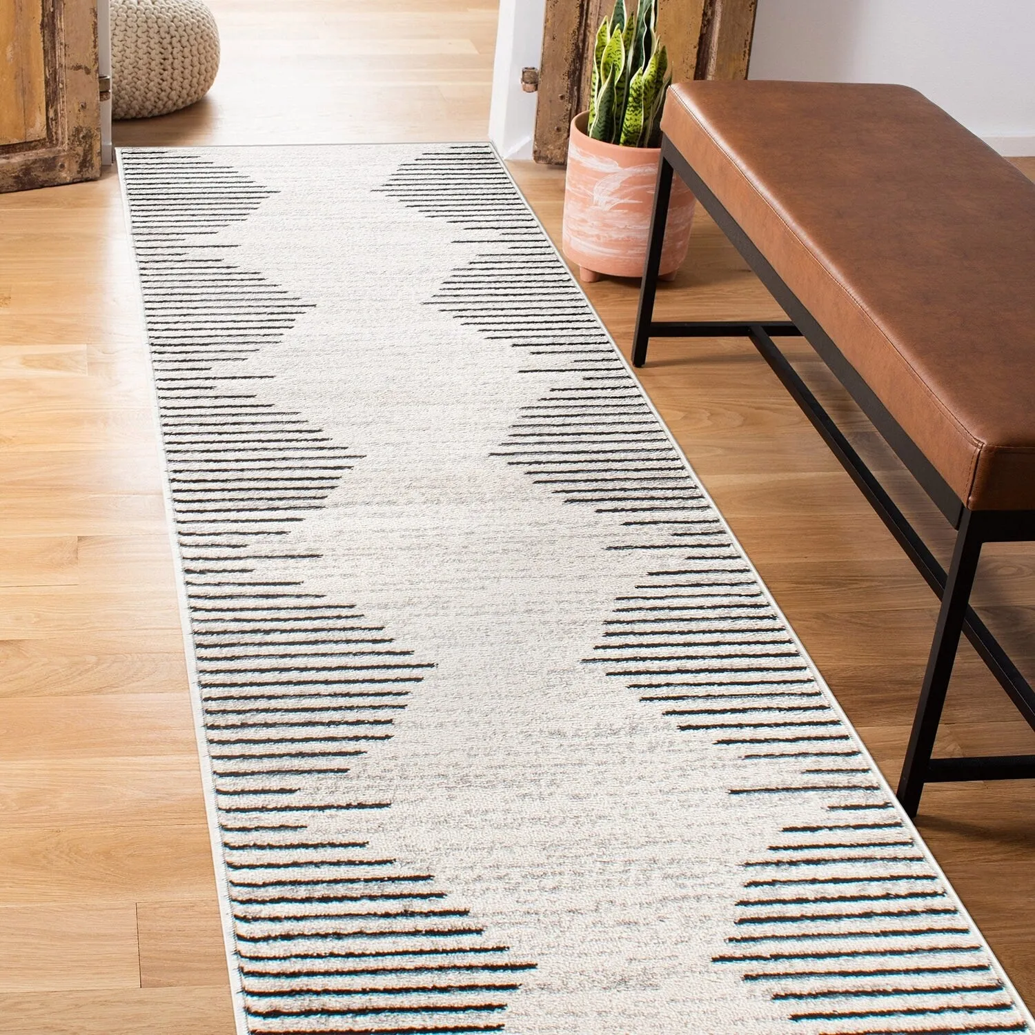 Bohemian Stripe Area Rug
