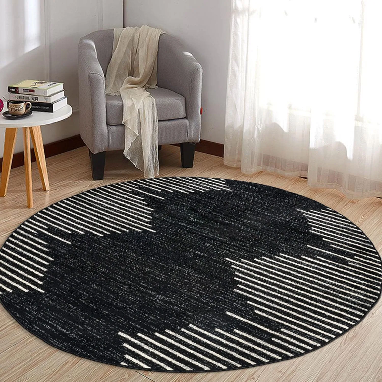 Bohemian Stripe Area Rug