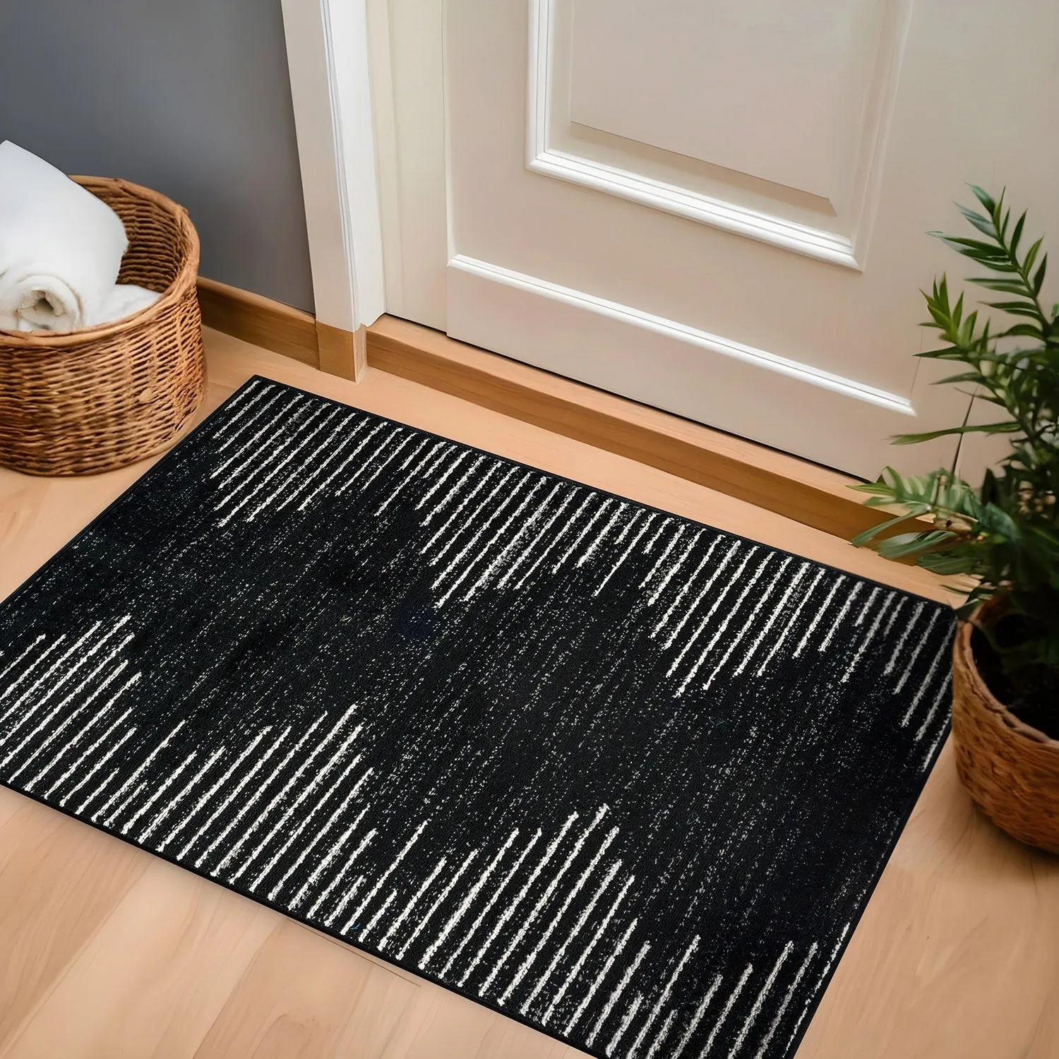 Bohemian Stripe Area Rug