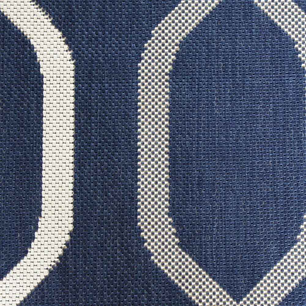 Brexley Home Navy Indoor / Outdoor Rug