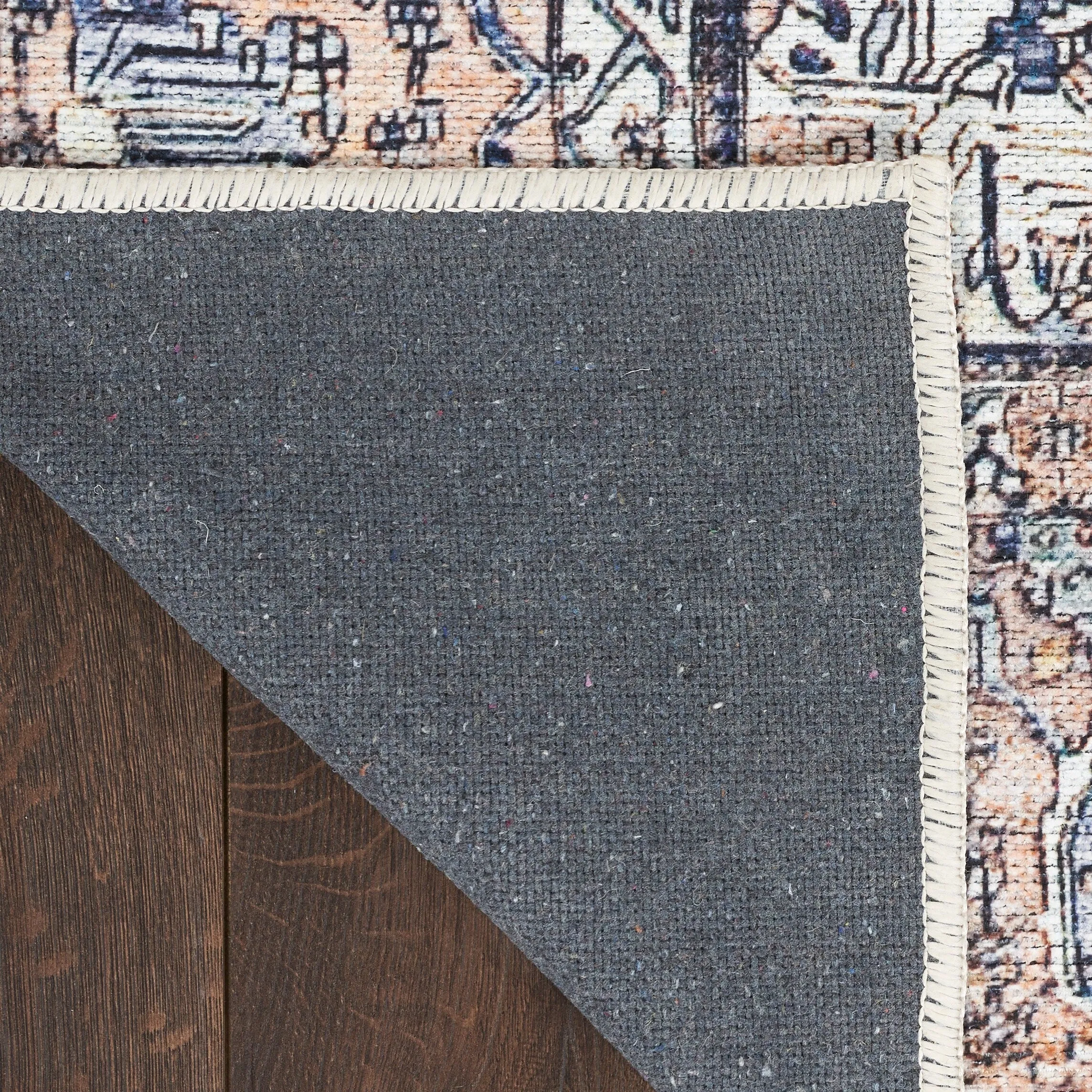 Brilliance Machine Washable Persian Vintage Area Rug