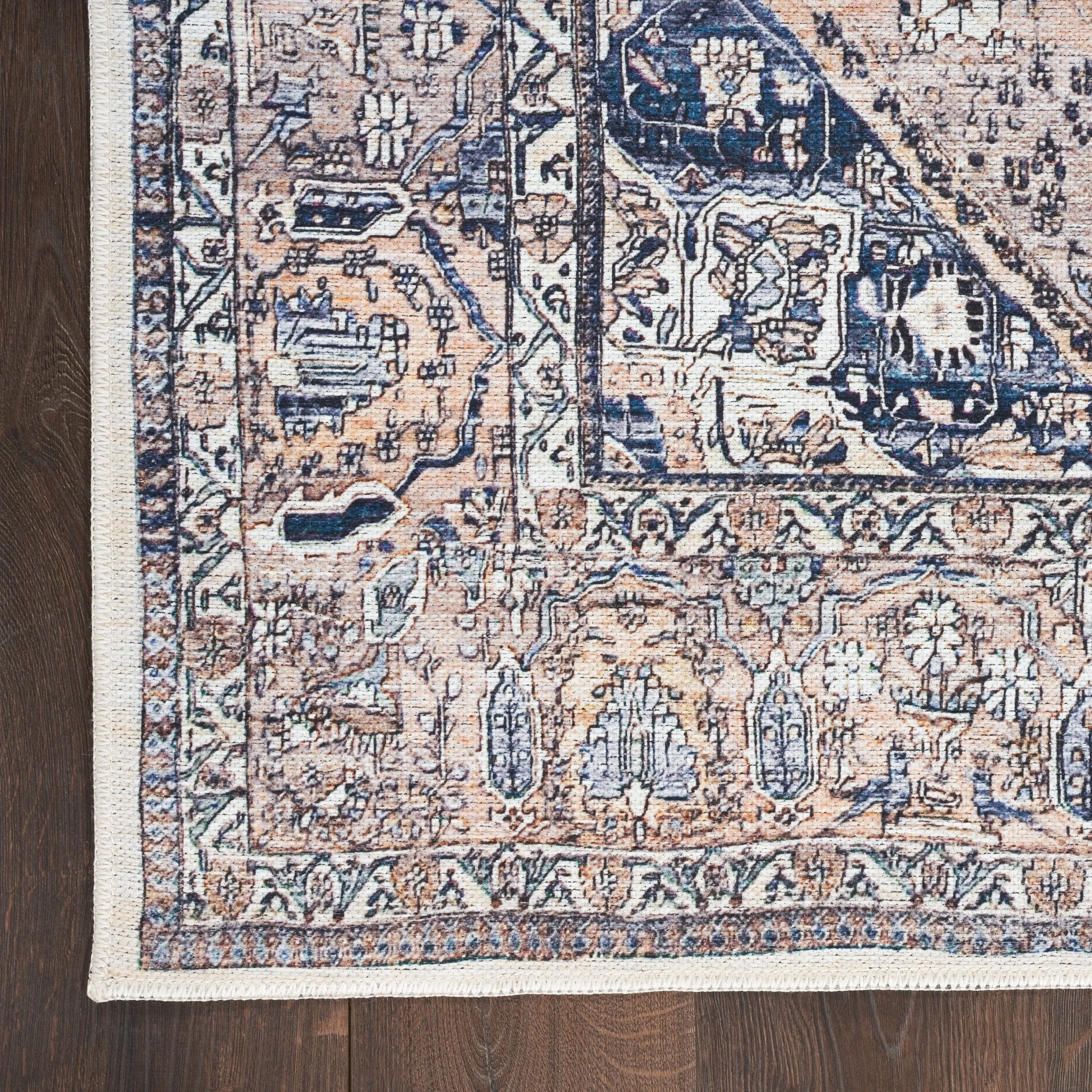 Brilliance Machine Washable Persian Vintage Area Rug