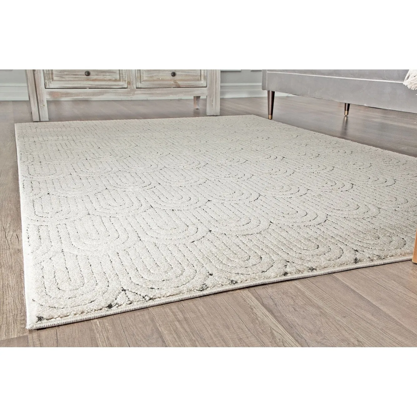 Cadence Contemporary Geometric Area Rug - 2'x4'
