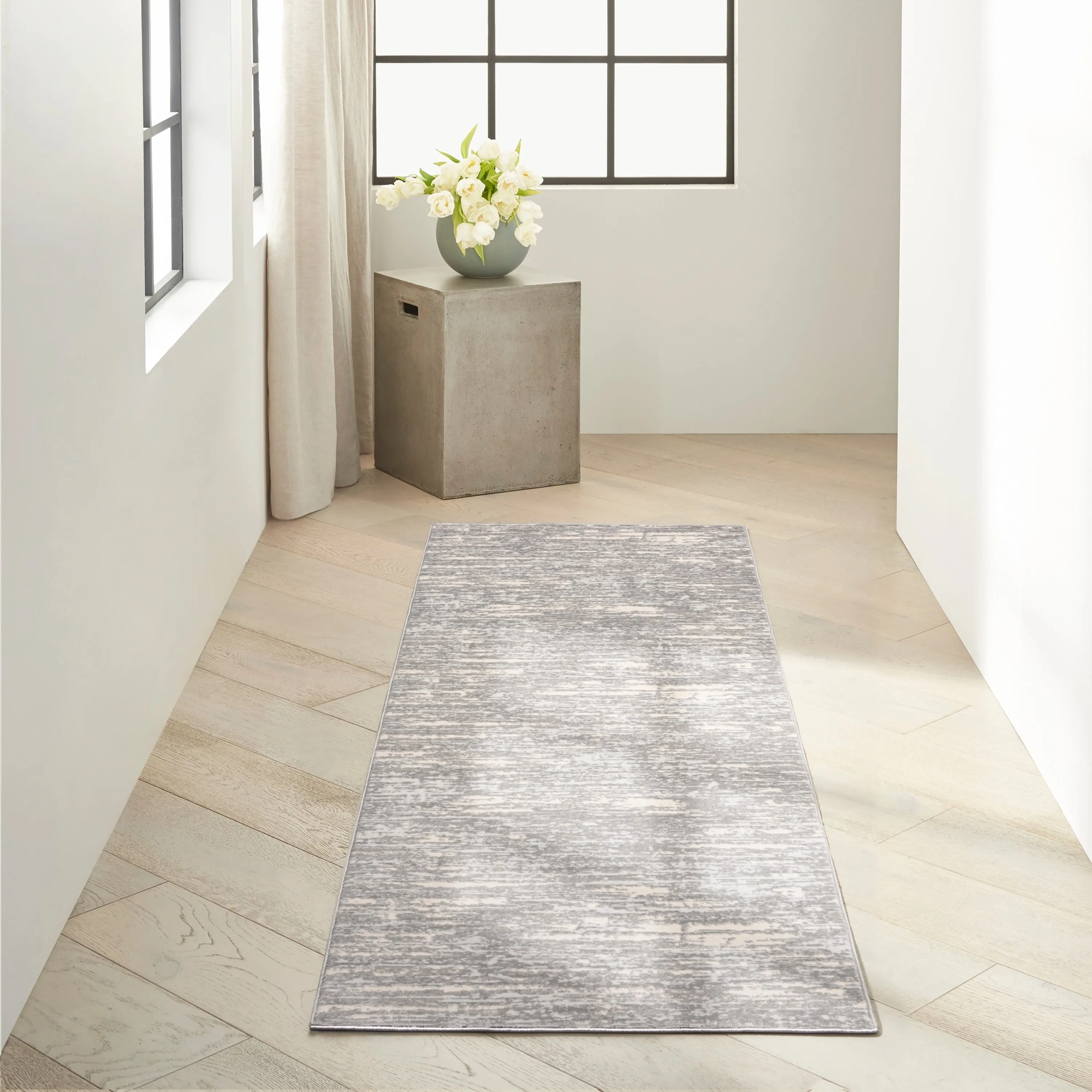 Calvin Klein Ck005 Enchanting Contemporary Abstract Area Rug