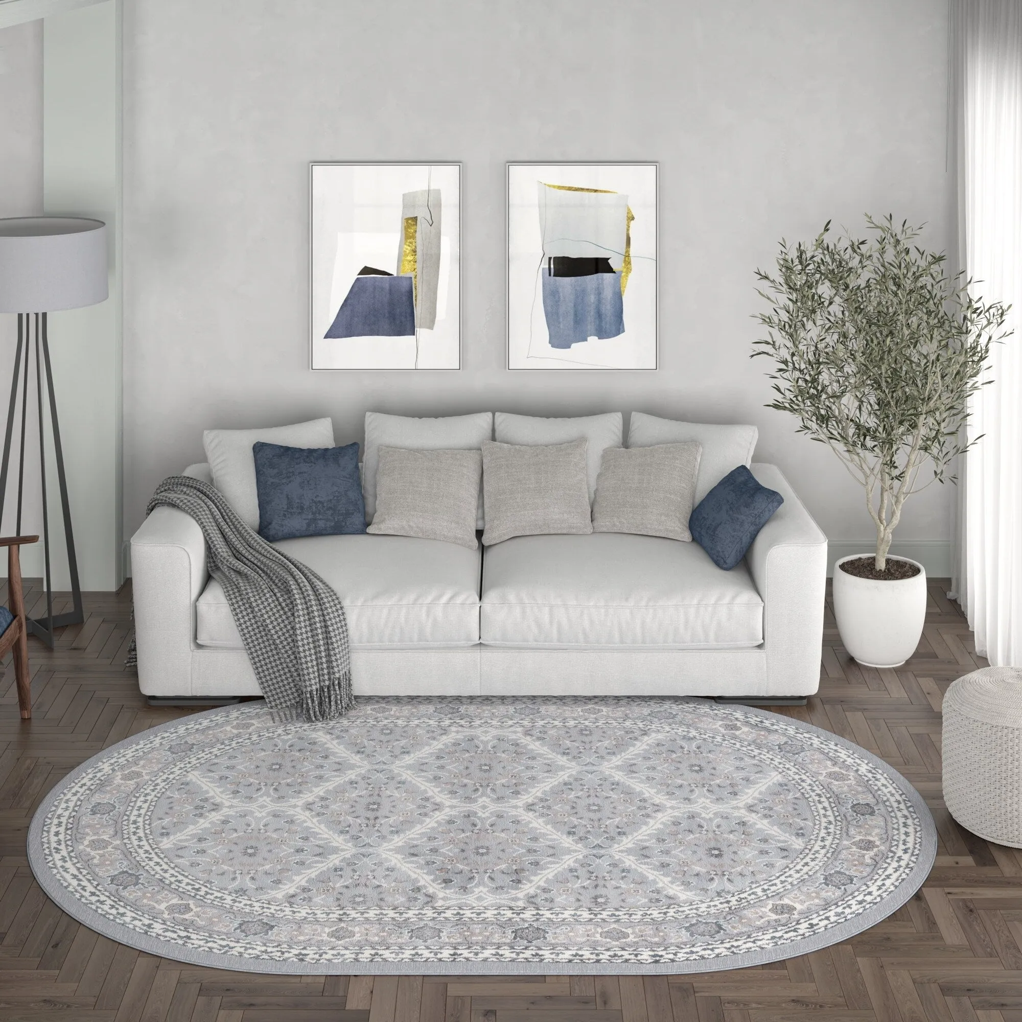 Carrington Traditional Oriental Indoor Area Rug