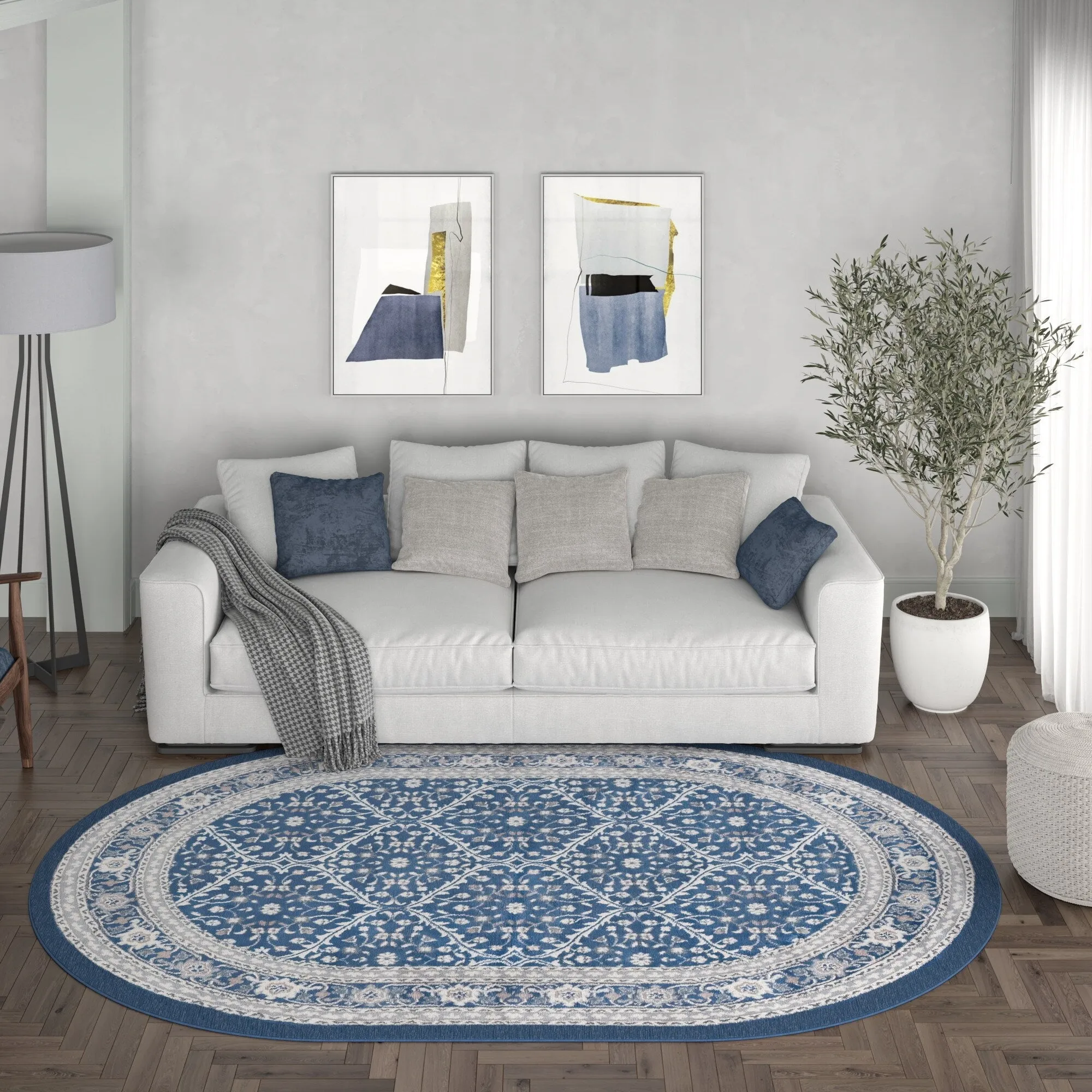 Carrington Traditional Oriental Indoor Area Rug