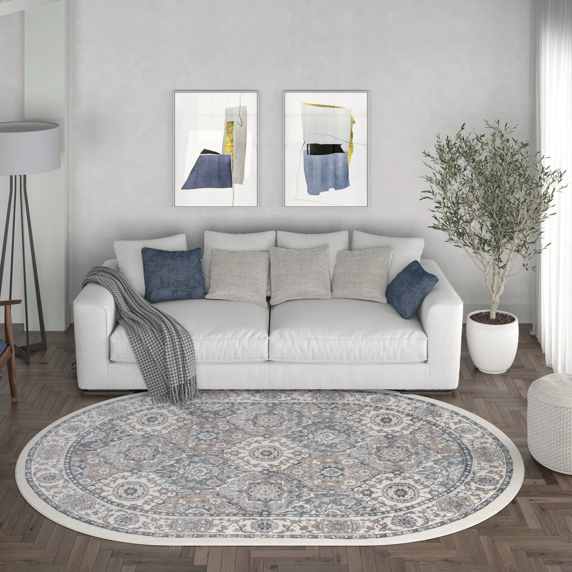 Carrington Traditional Oriental Indoor Area Rug