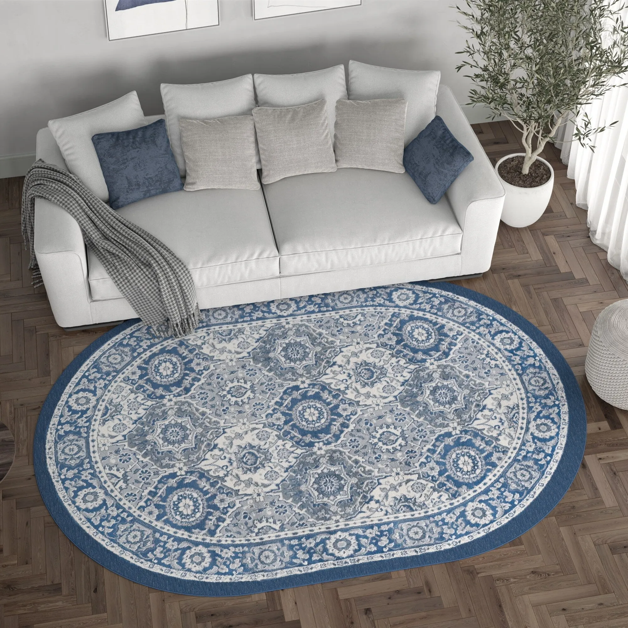 Carrington Traditional Oriental Indoor Area Rug