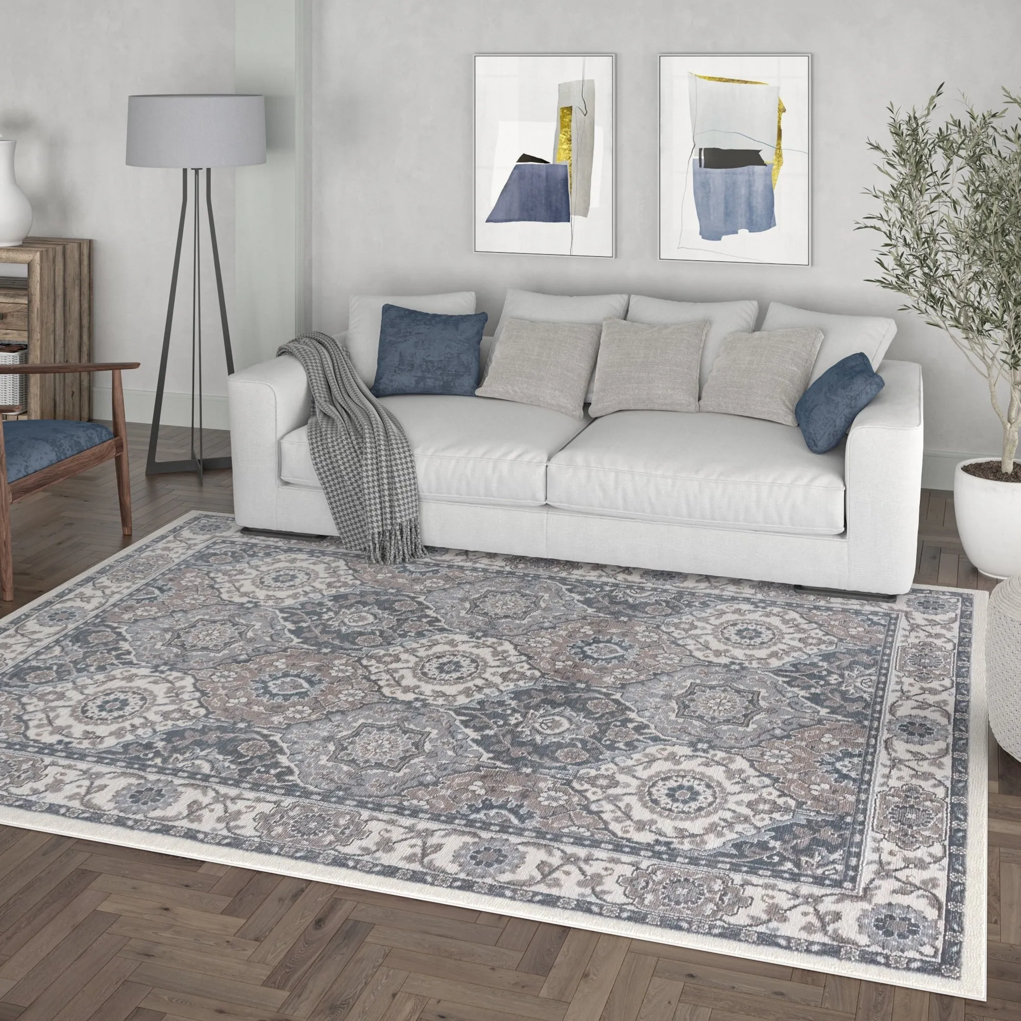 Carrington Traditional Oriental Indoor Area Rug