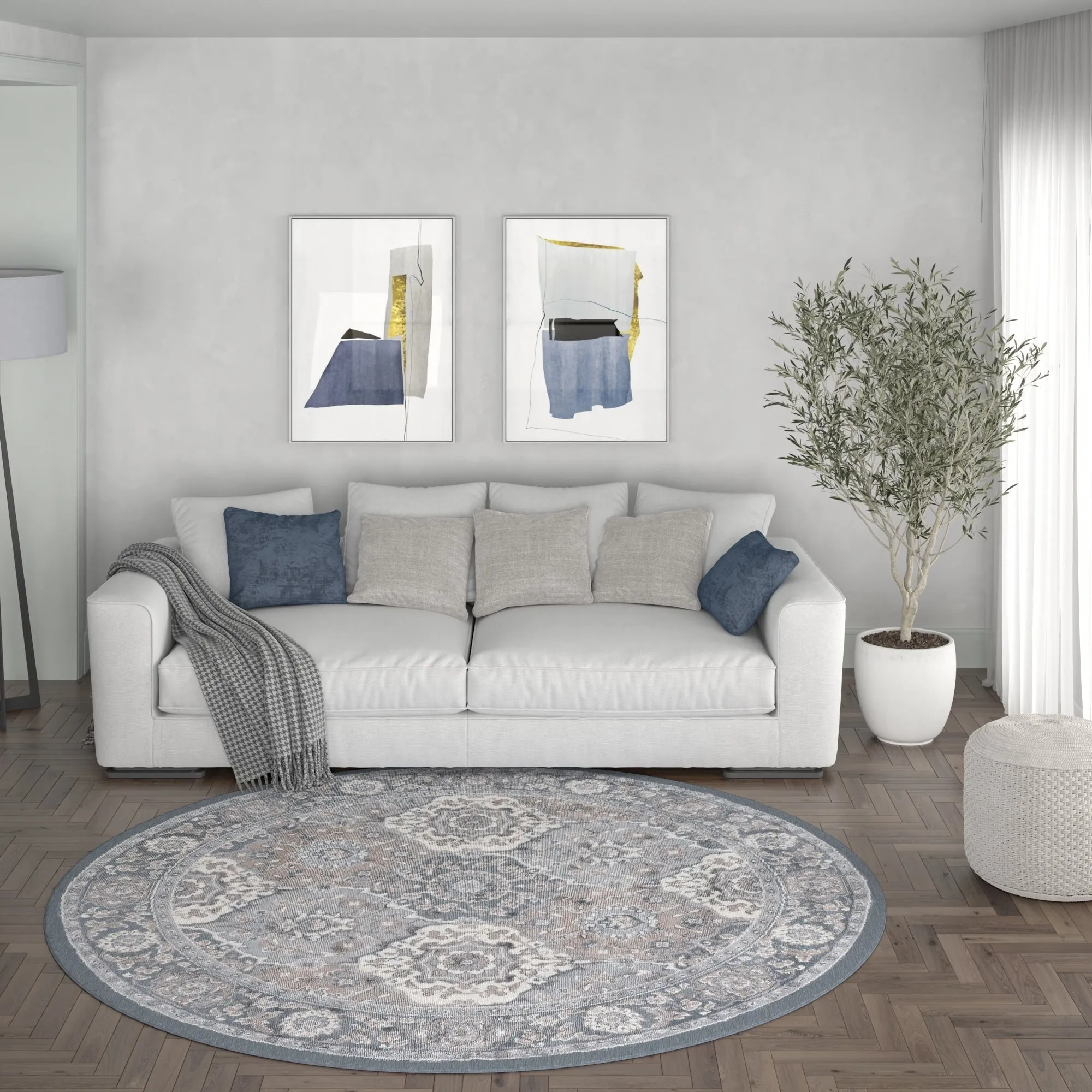Carrington Traditional Oriental Indoor Area Rug