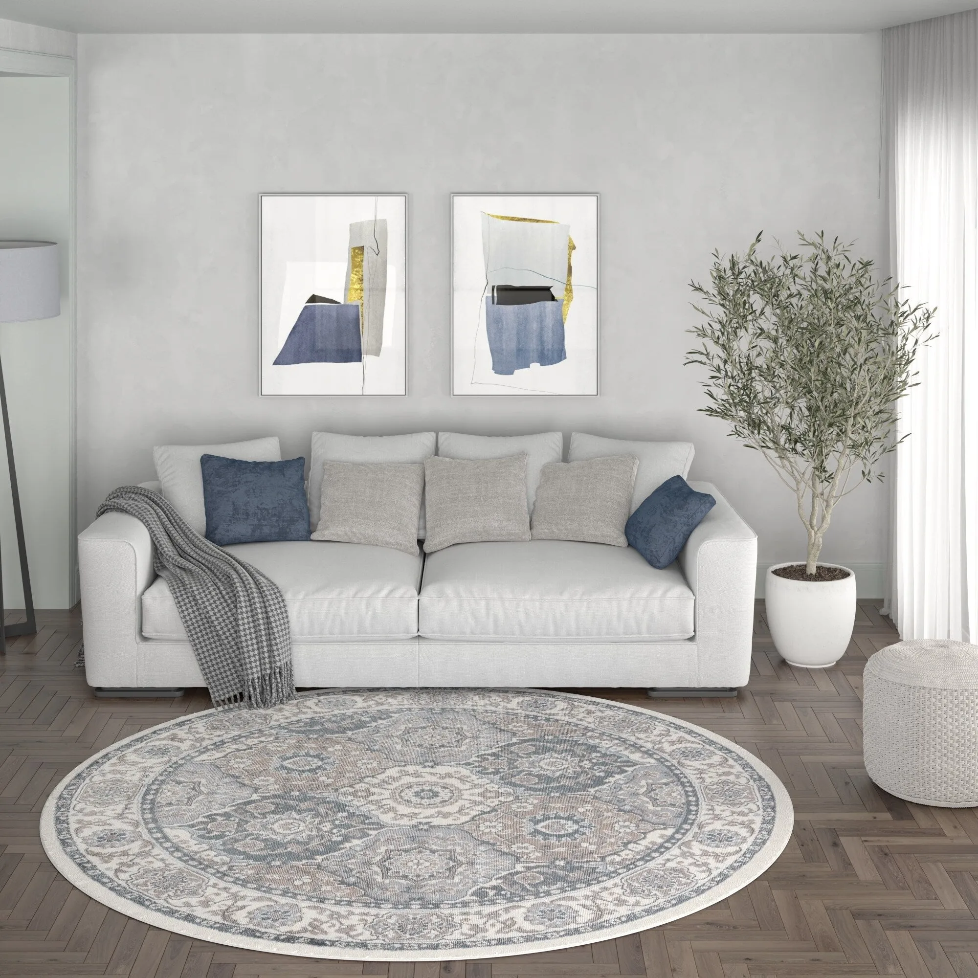 Carrington Traditional Oriental Indoor Area Rug
