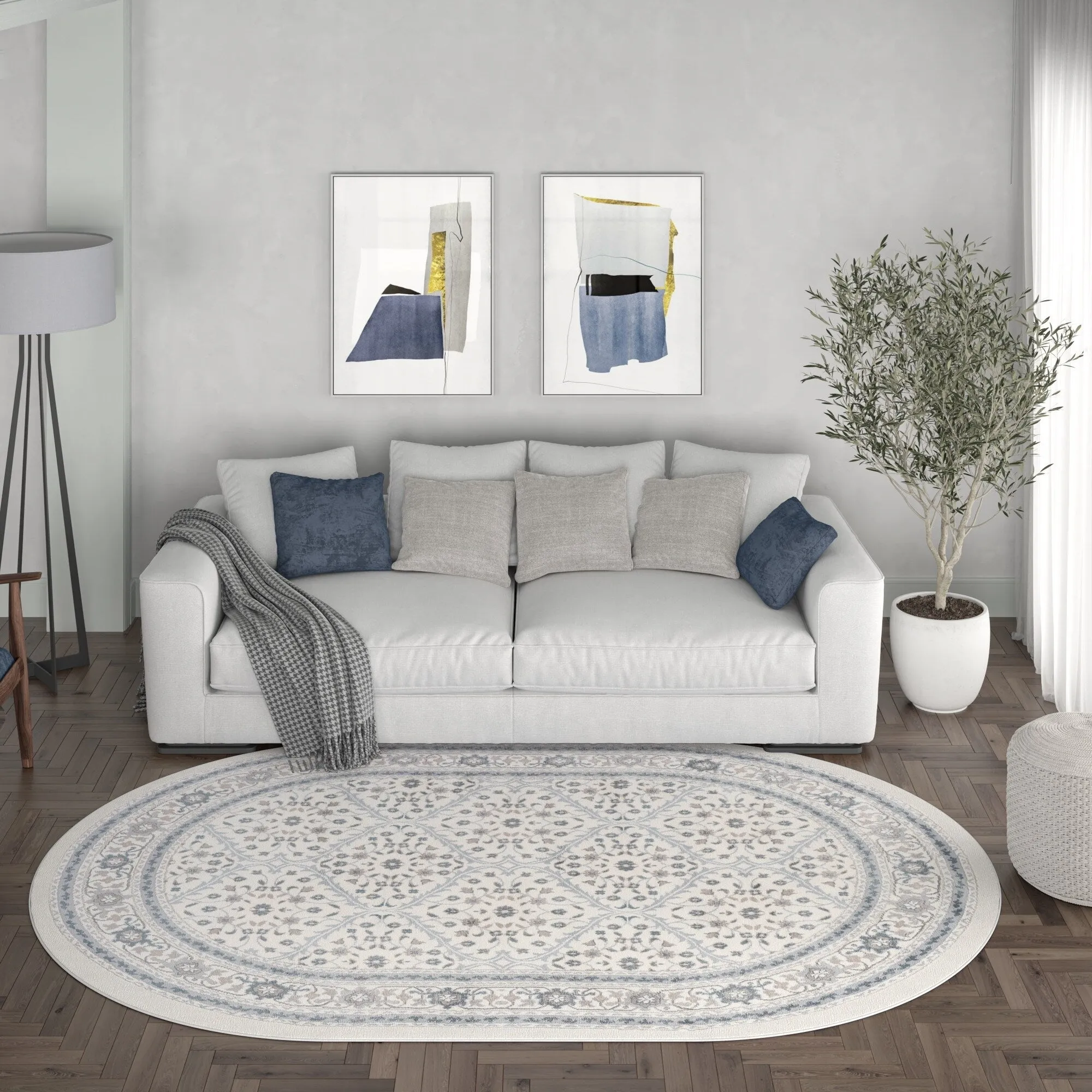 Carrington Traditional Oriental Indoor Area Rug