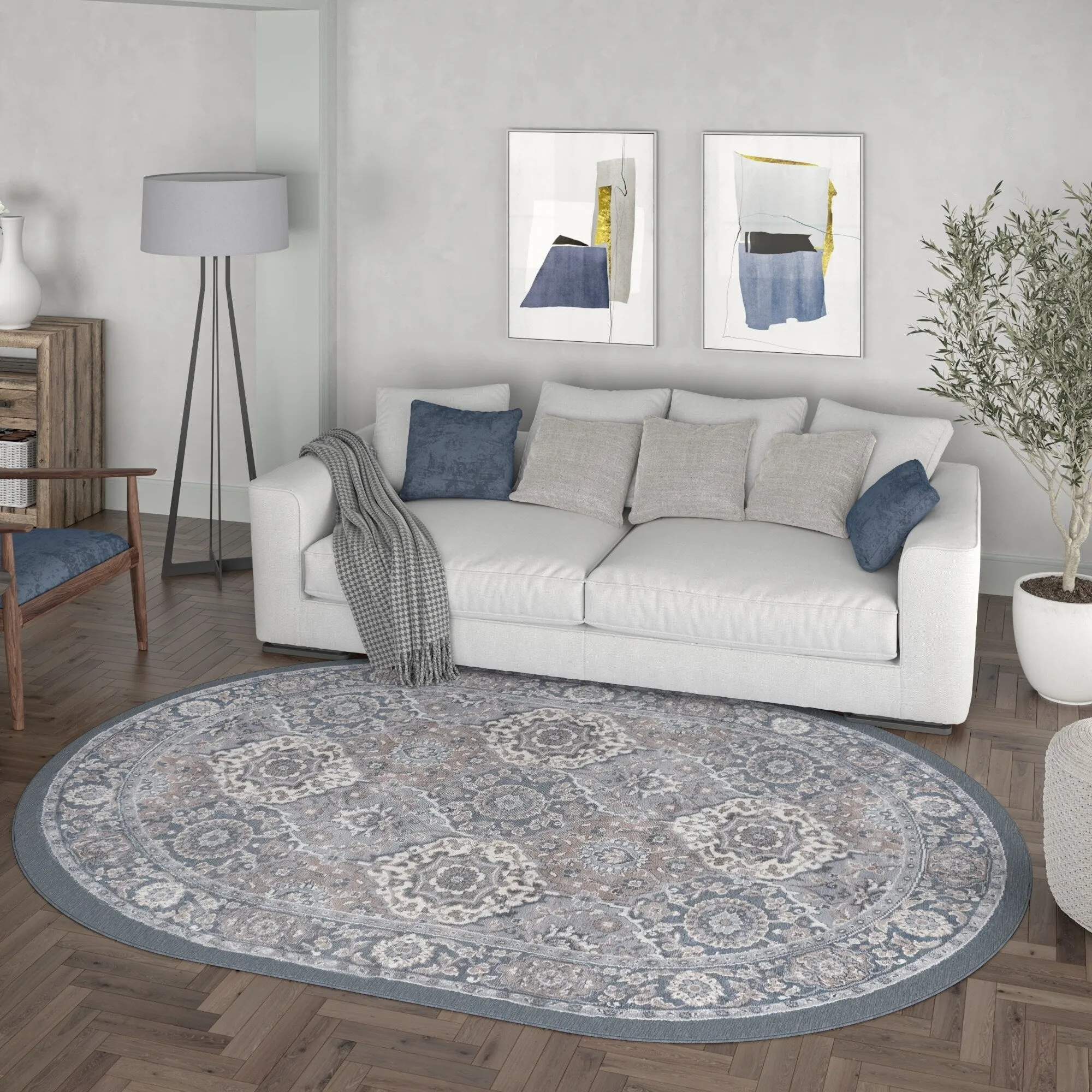 Carrington Traditional Oriental Indoor Area Rug