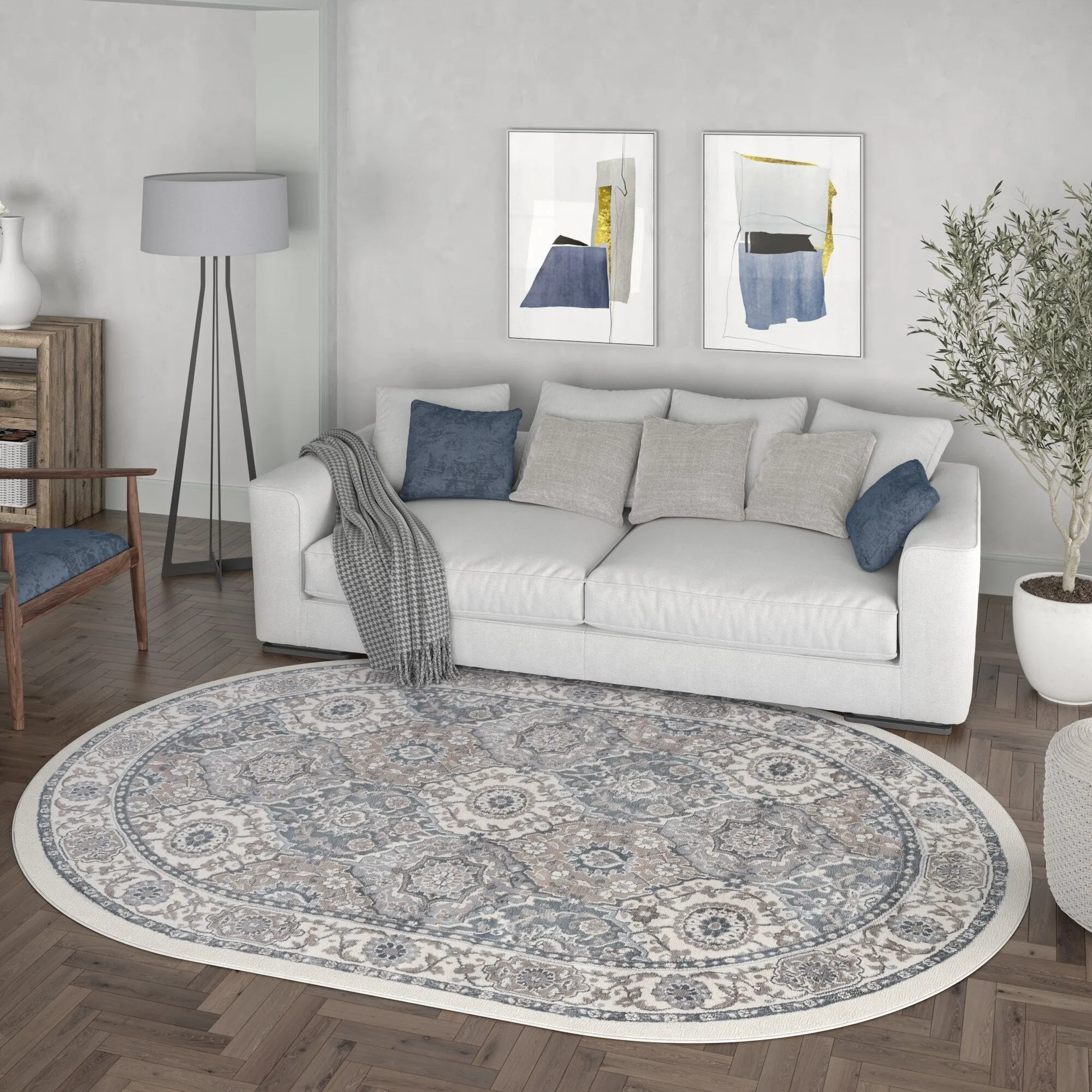 Carrington Traditional Oriental Indoor Area Rug