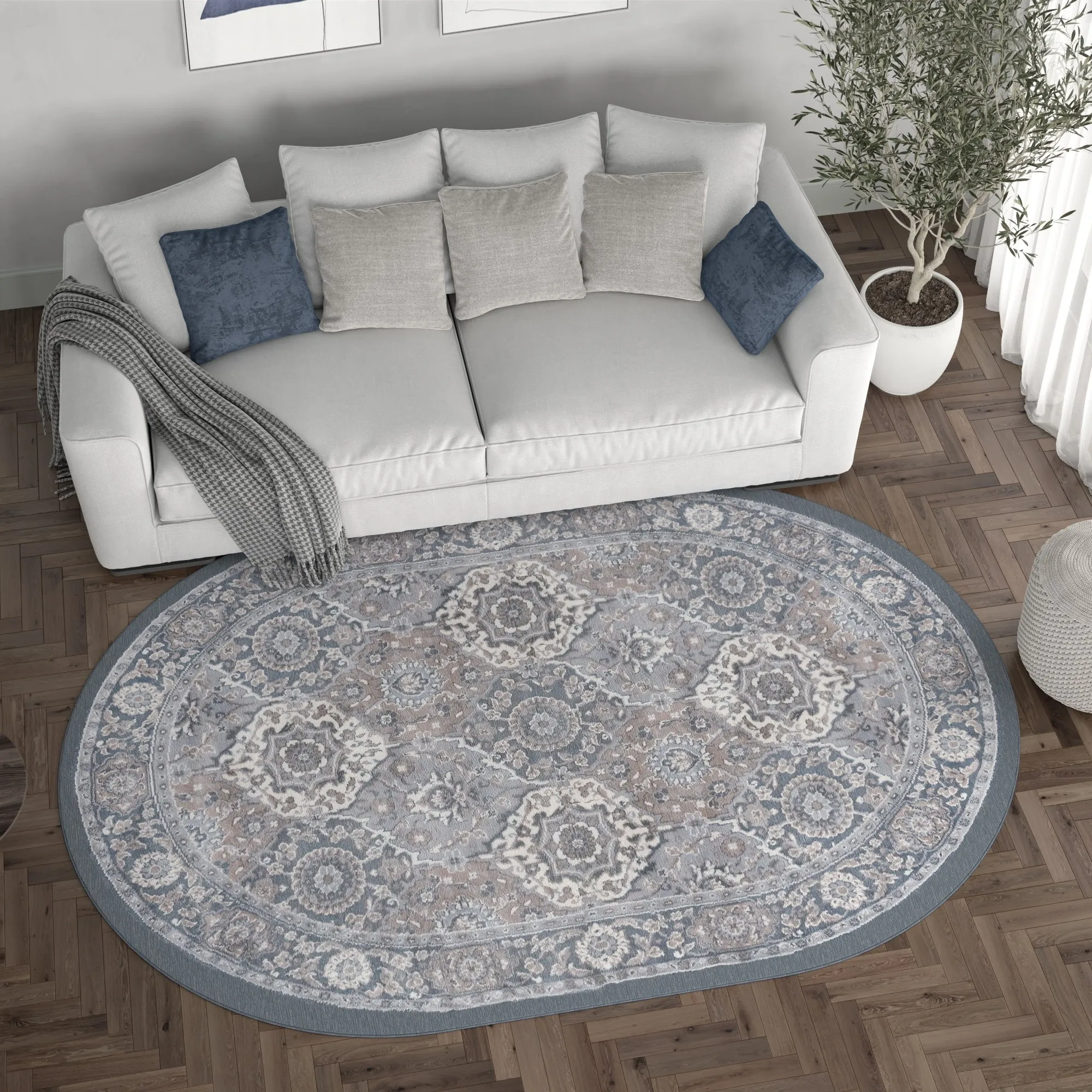 Carrington Traditional Oriental Indoor Area Rug