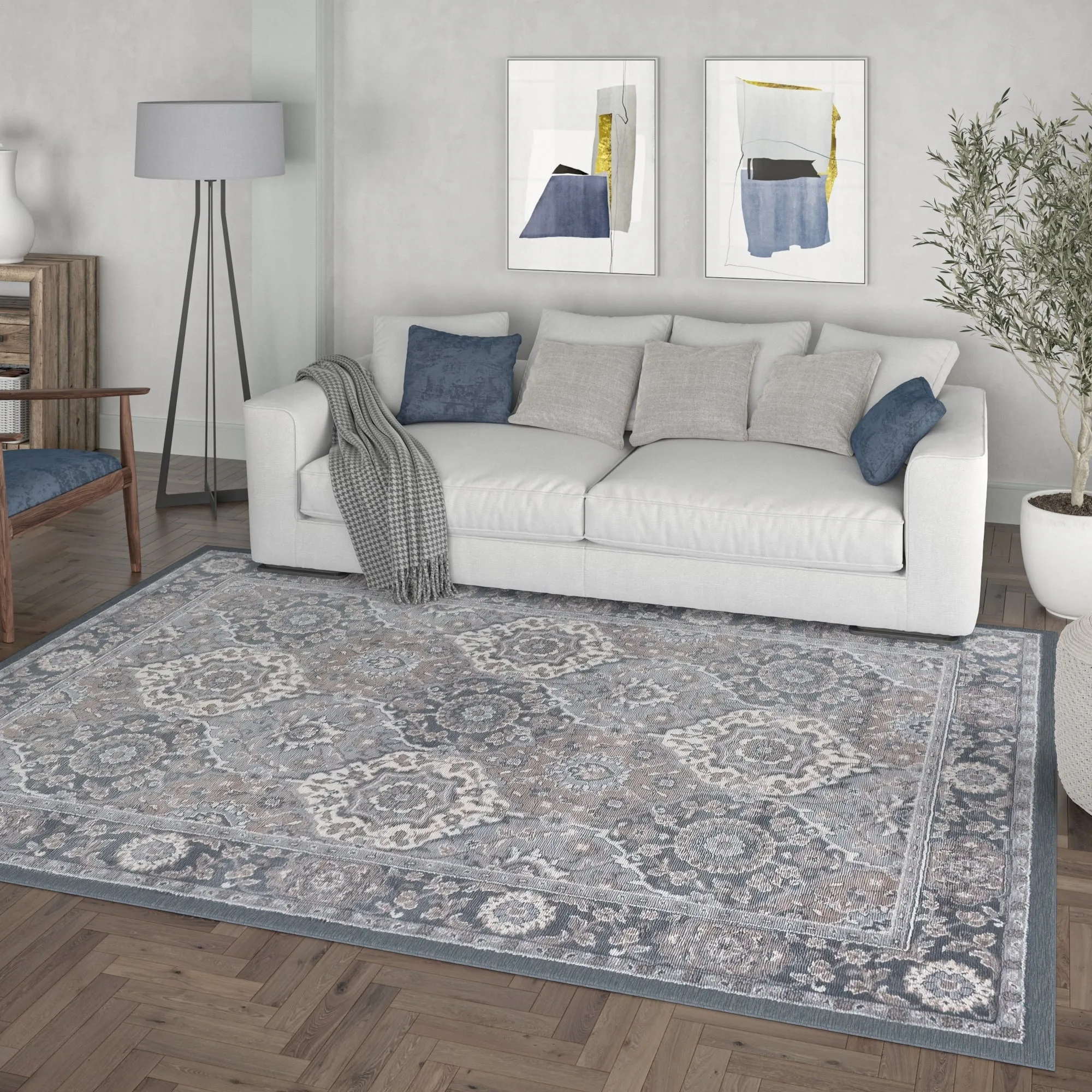 Carrington Traditional Oriental Indoor Area Rug