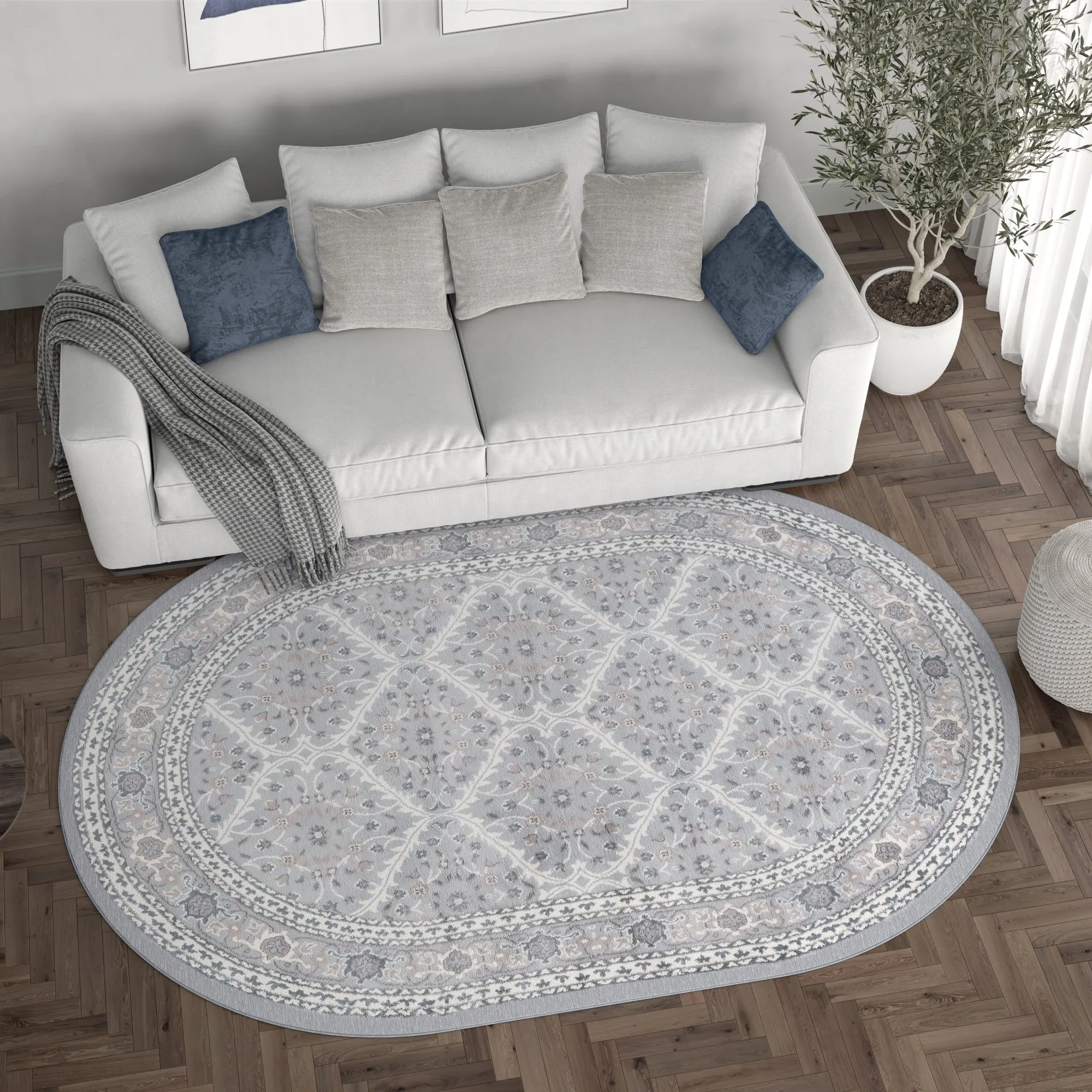 Carrington Traditional Oriental Indoor Area Rug