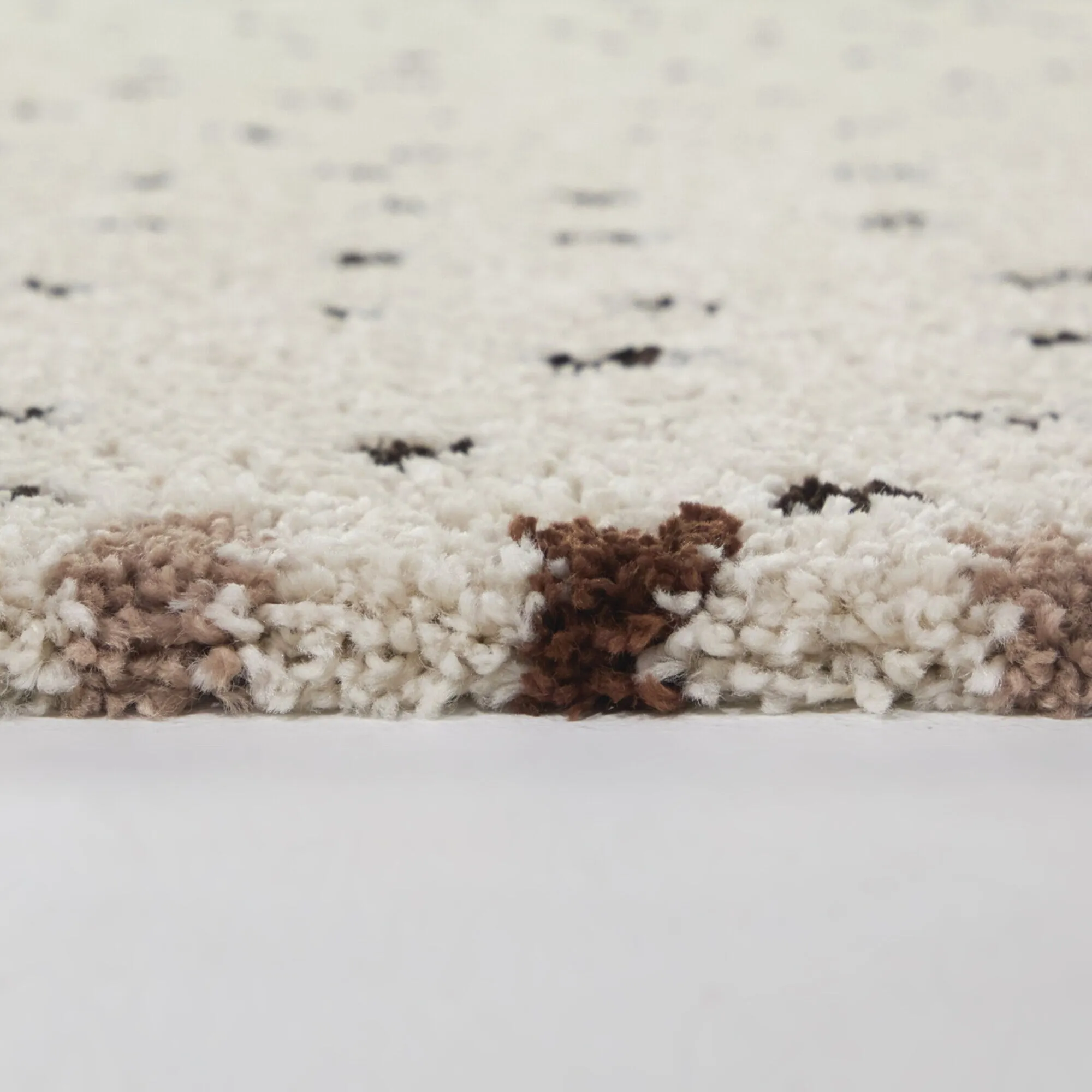 Carson Carrington Abstract Polka Dot Shag Area Rug