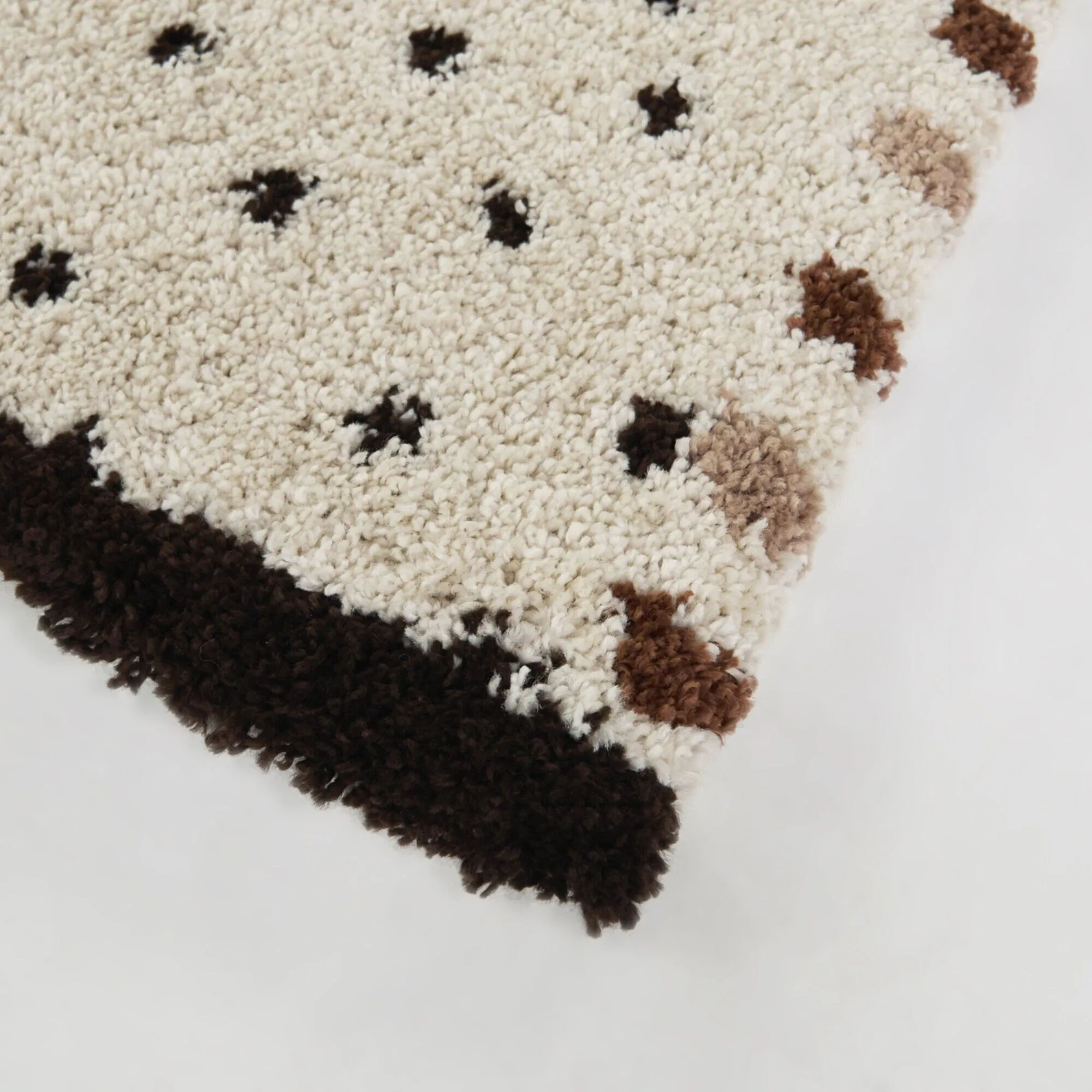Carson Carrington Abstract Polka Dot Shag Area Rug