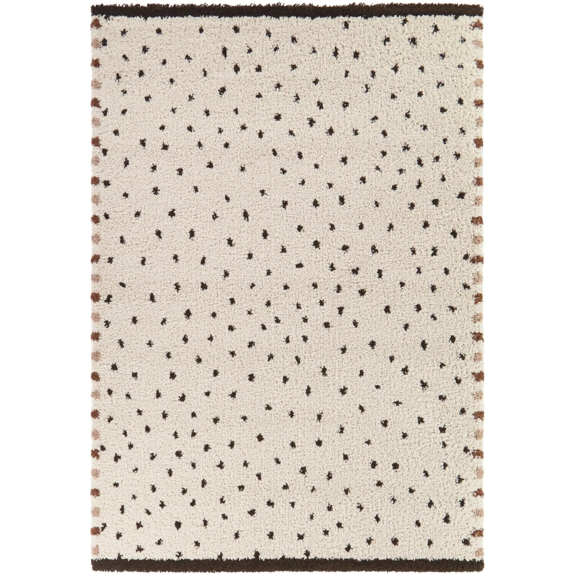 Carson Carrington Abstract Polka Dot Shag Area Rug
